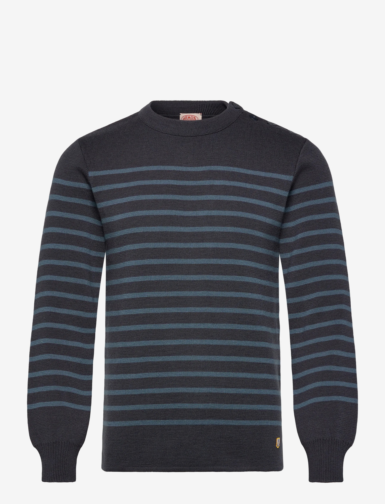 Armor Lux - Mariner Sweater "Molène" - rundhalsad - tornade/bluefin - 1