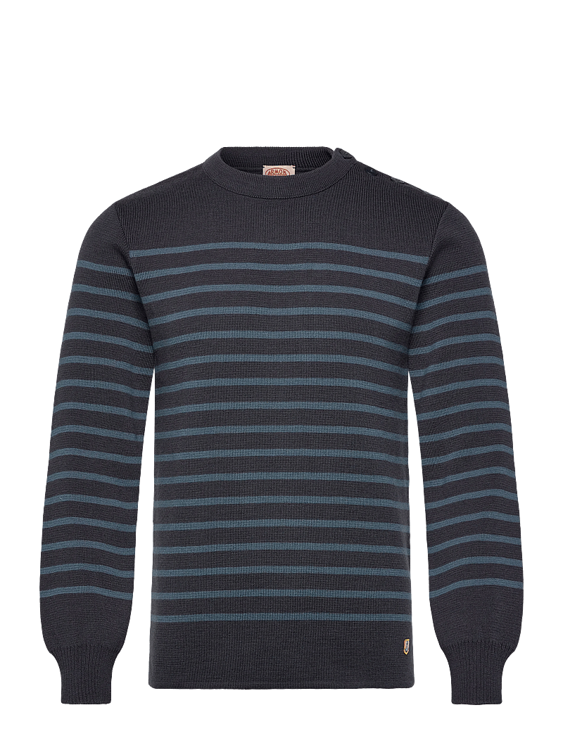 Armor Lux - Mariner Sweater "Molène" - rundhalsad - tornade/bluefin - 1
