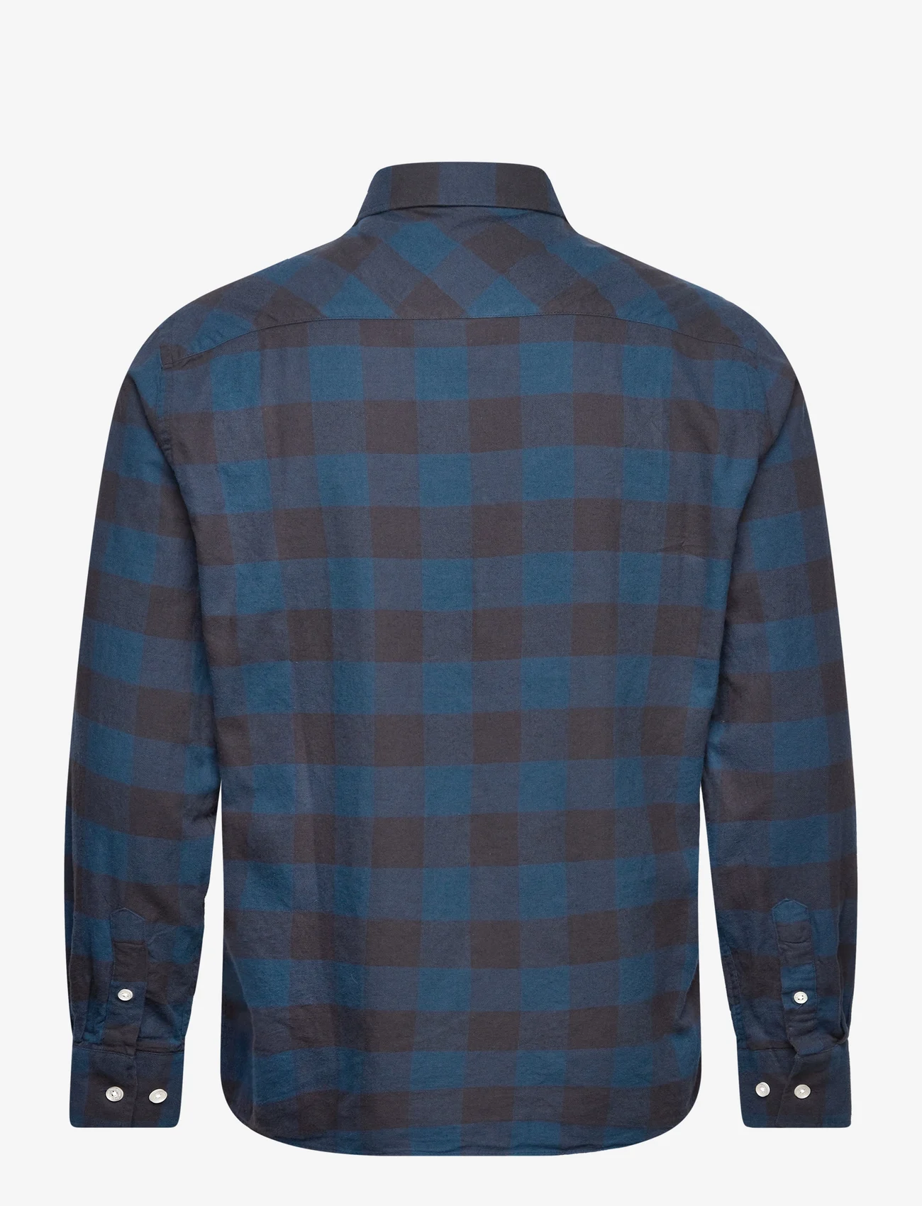 Armor Lux - Check Shirt Héritage - checkered shirts - carreaux fondu marine deep - 1