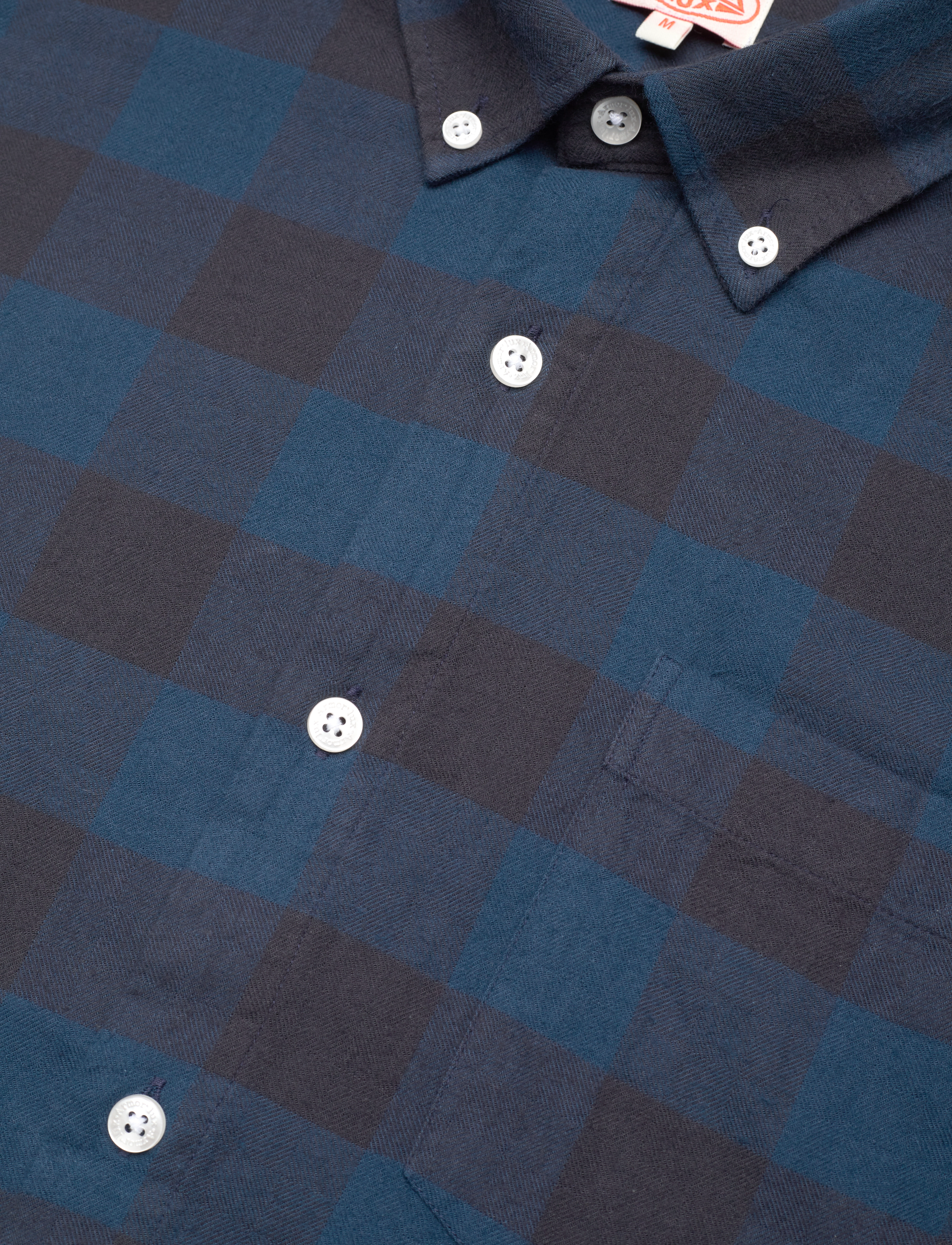 Armor Lux - Check Shirt Héritage - carreaux fondu marine deep - 3