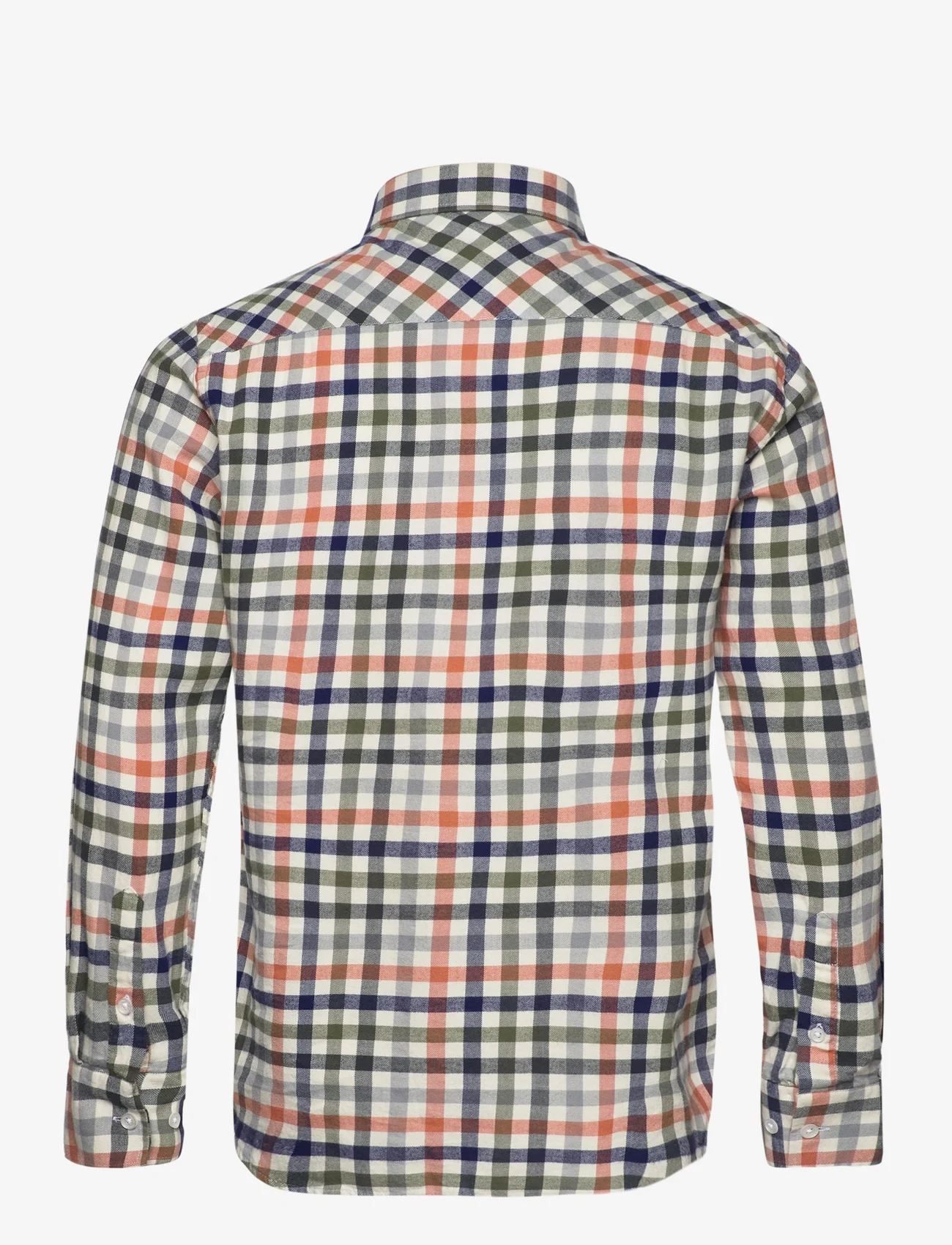 Armor Lux - Check Shirt Héritage - rutede skjorter - vichy oliva/tandoori h23 - 1
