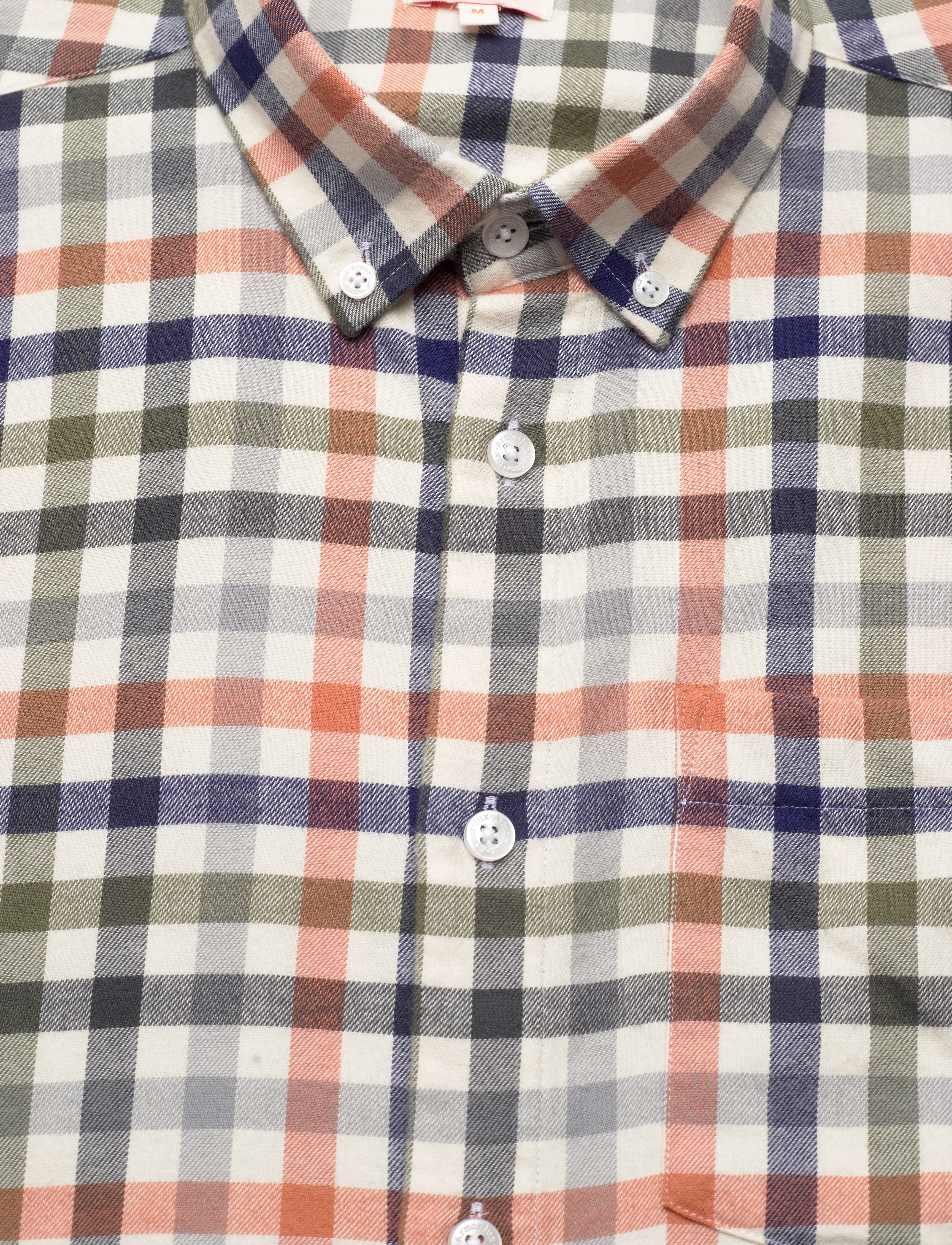 Armor Lux - Check Shirt Héritage - vichy oliva/tandoori h23 - 5