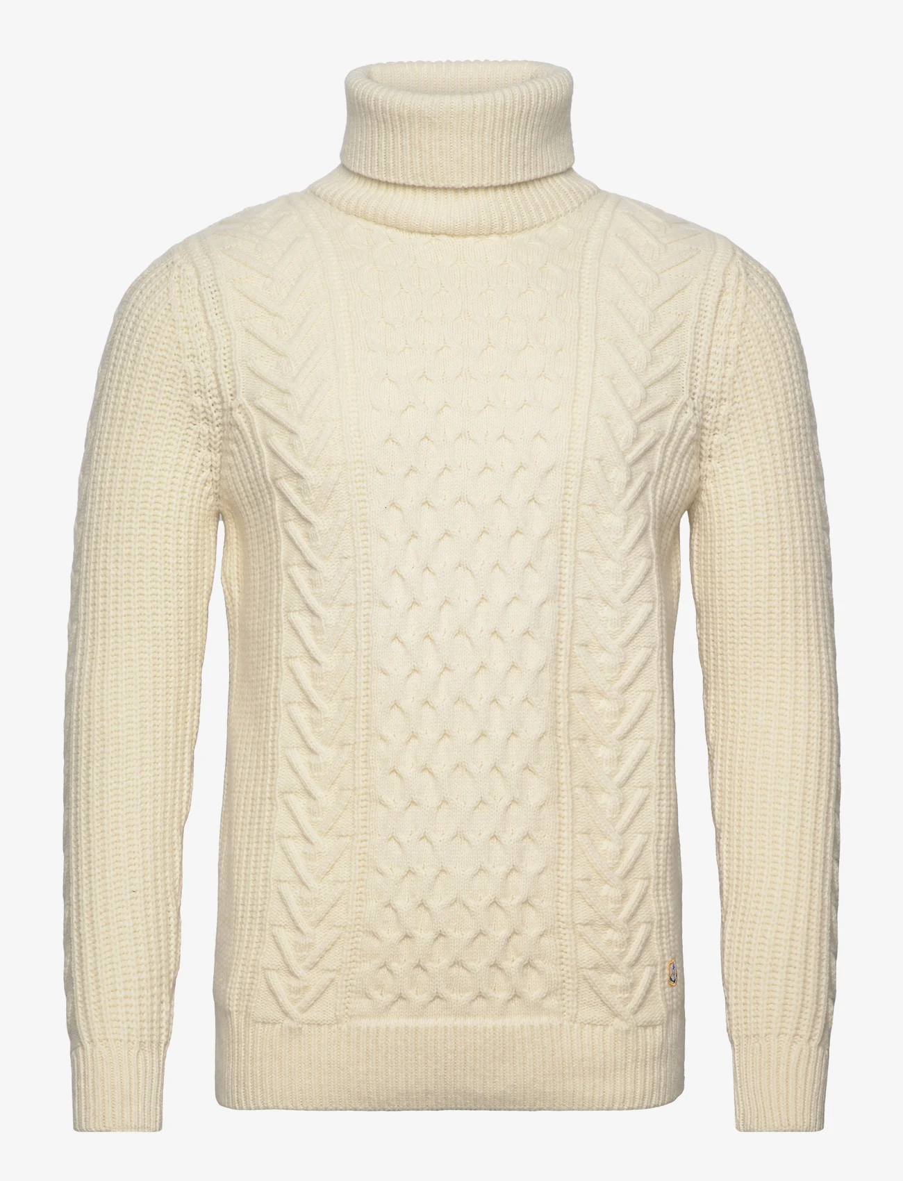 Armor Lux - Turtle neck Sweater Héritage - megztiniai su aukšta apykakle - misty grey - 0