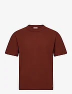 Basic T-shirt "Callac" Héritage - DEEP PAPRIKA