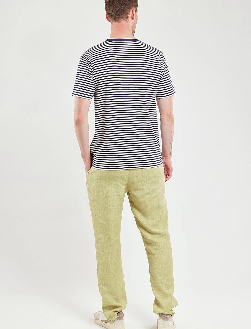 Armor Lux - Trousers Héritage - leinenhosen - pale olive - 3