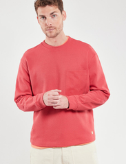 Armor Lux - Round-neck sweater Héritage - sweatshirts - cardinal e24 - 3