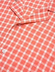 Armor Lux - Checked short-sleeved shirt - ternede skjorter - carreaux coral - 6