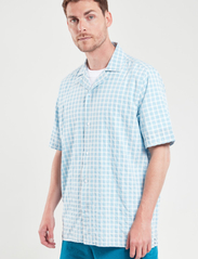 Armor Lux - Checked short-sleeved shirt - ternede skjorter - carreaux pagoda - 3