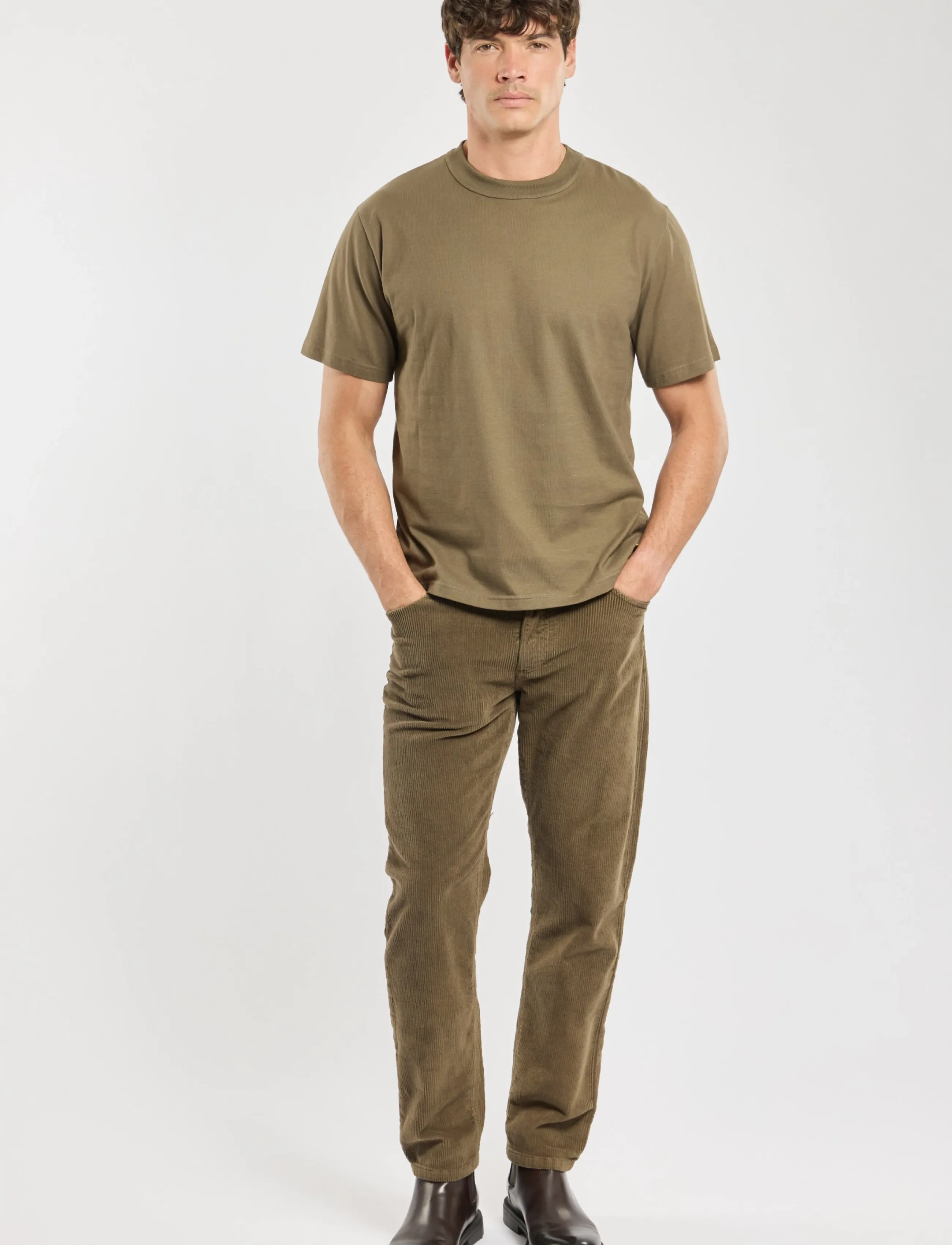 Armor Lux - Basic T-Shirt Héritage - kurzärmelig - olive - 4