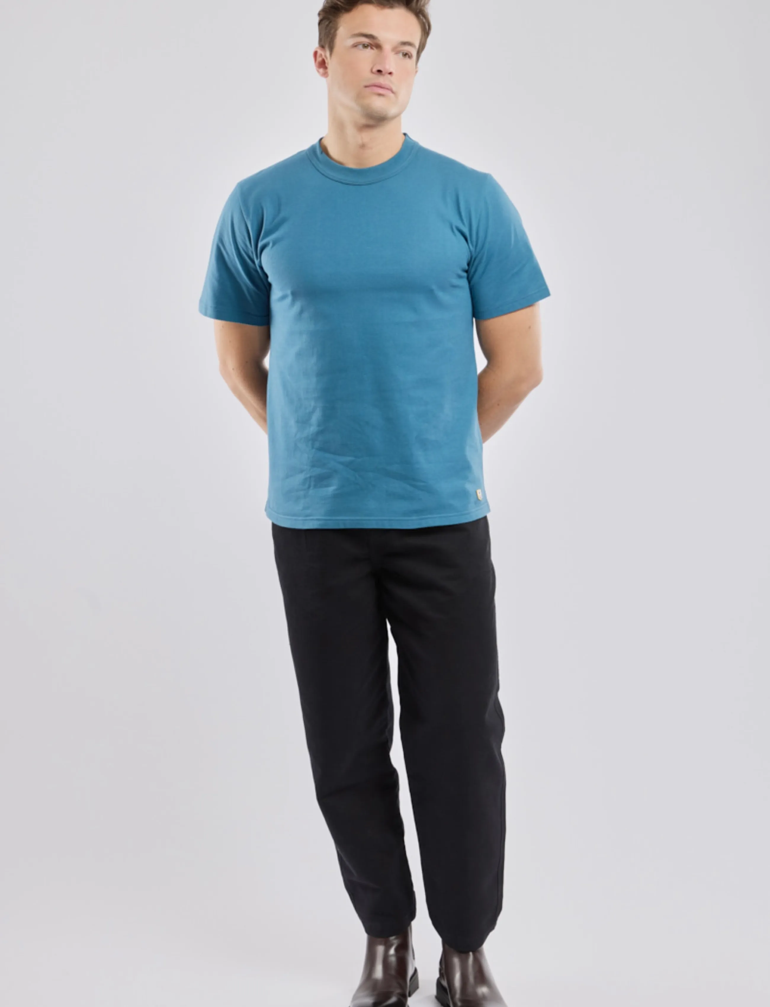 Armor Lux - Basic T-Shirt Héritage - kortärmade t-shirts - teal - 3