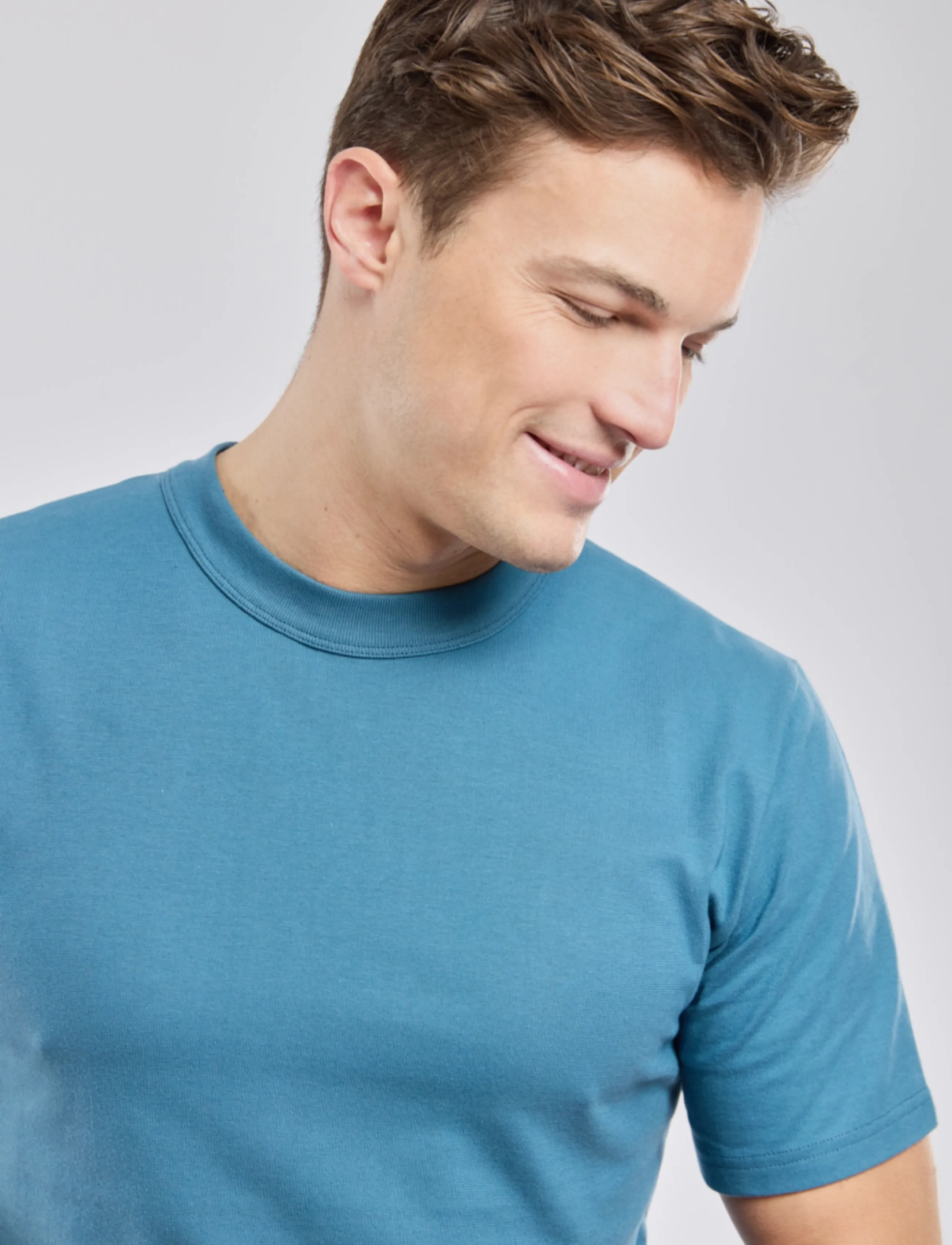 Armor Lux - Basic T-Shirt Héritage - kortärmade t-shirts - teal - 4