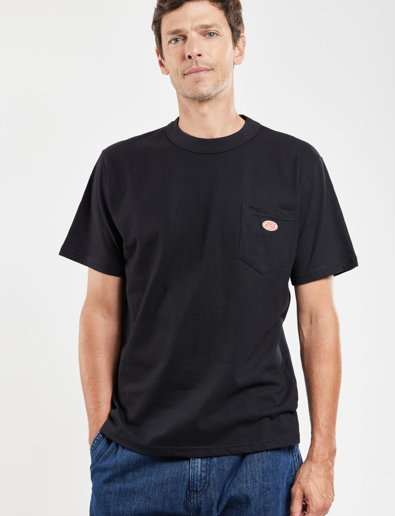 Armor Lux - Basic Pocket T-shirt Héritage - t-shirts à manches courtes - black - 0