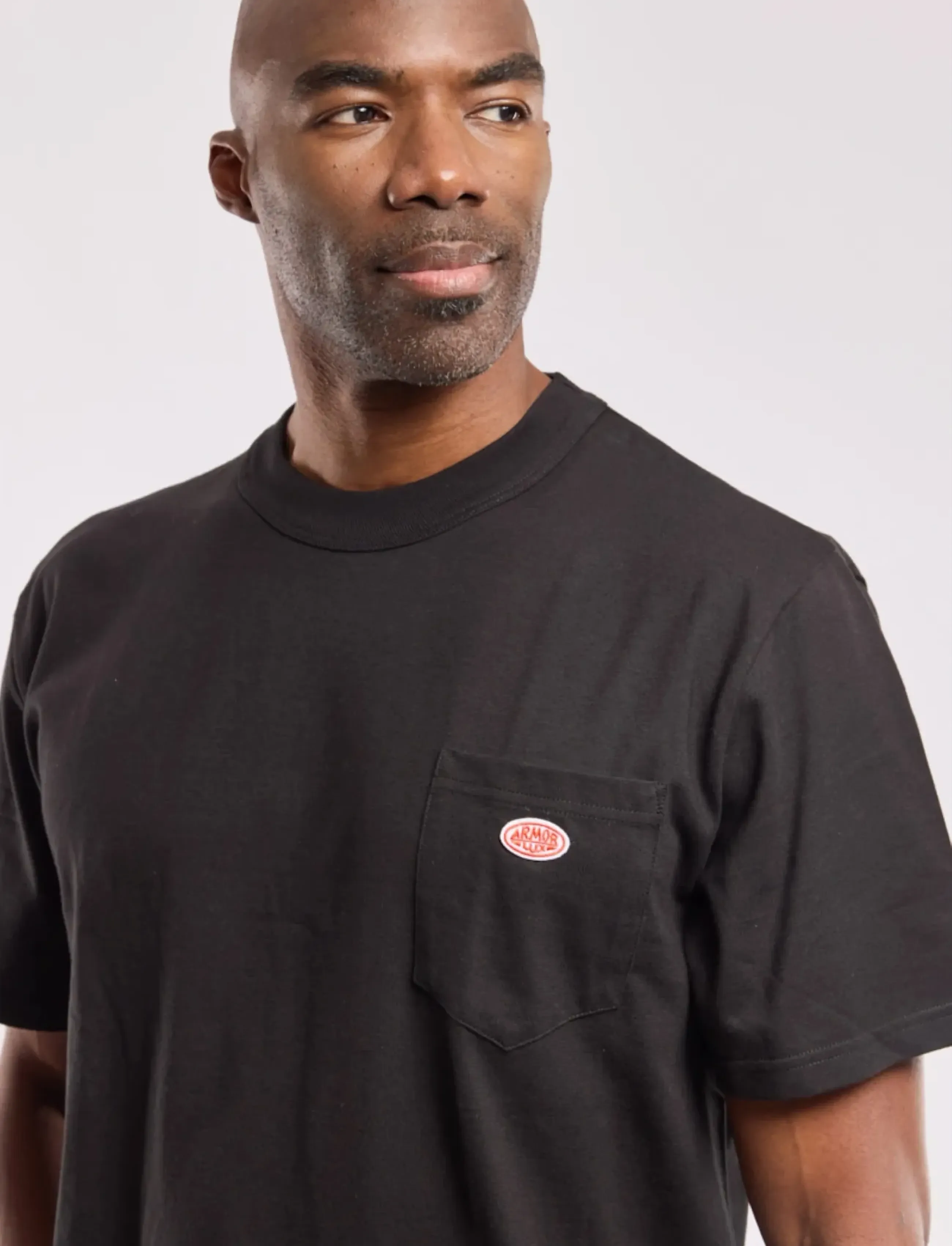 Armor Lux - Heritage pocket T-shirt GOTS - kortärmade t-shirts - black - 3