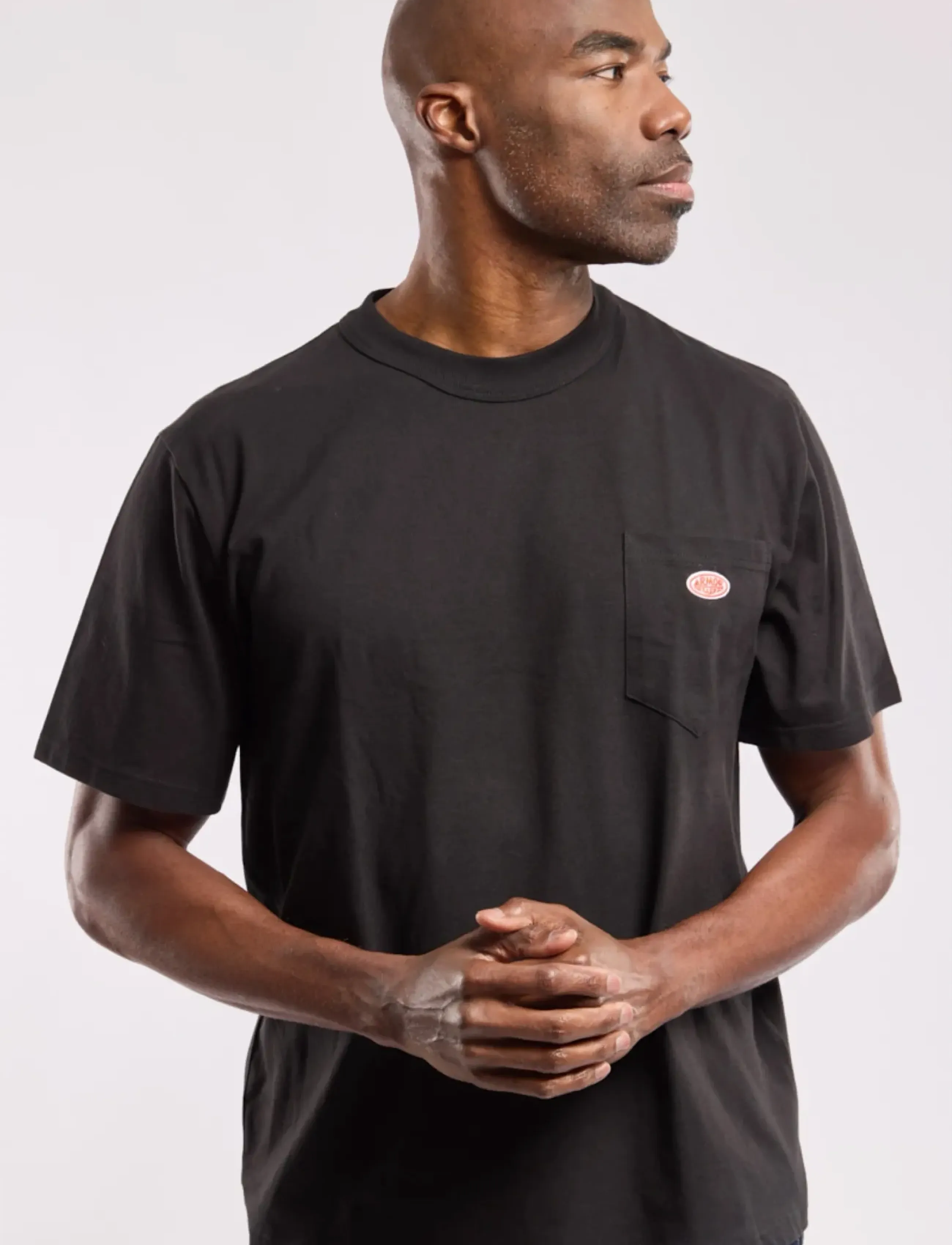 Armor Lux - Heritage pocket T-shirt GOTS - kortärmade t-shirts - black - 4