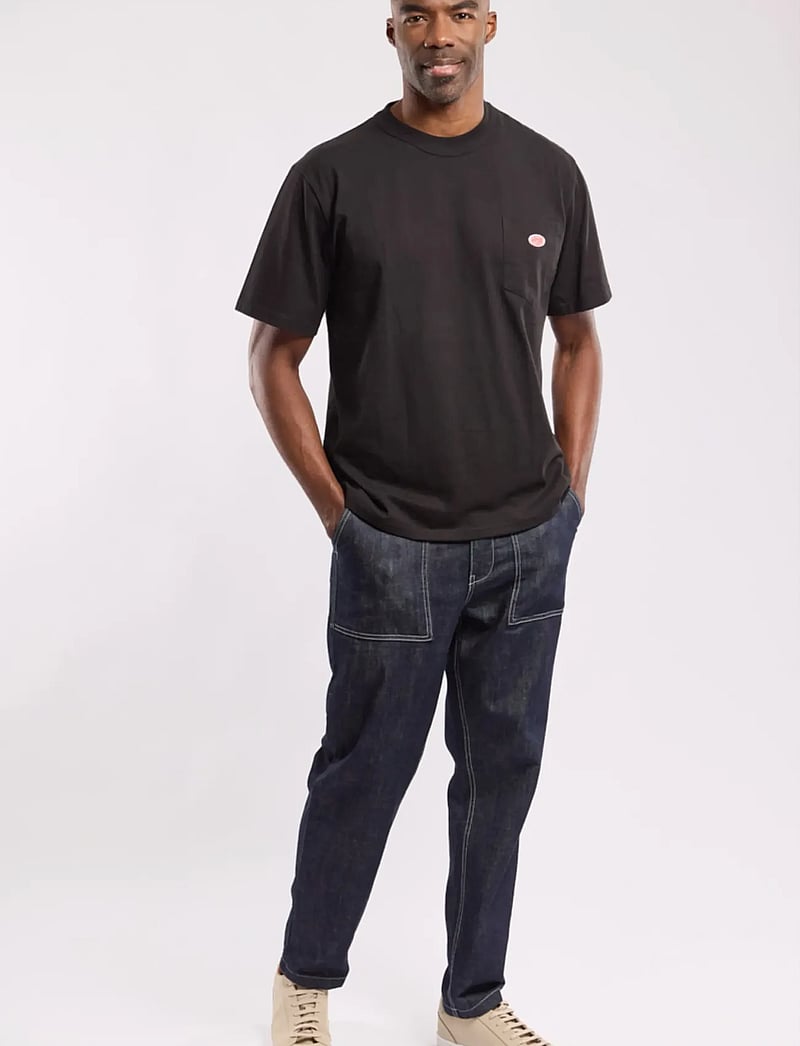 Armor Lux - Heritage pocket T-shirt GOTS - kortærmede t-shirts - black - 5