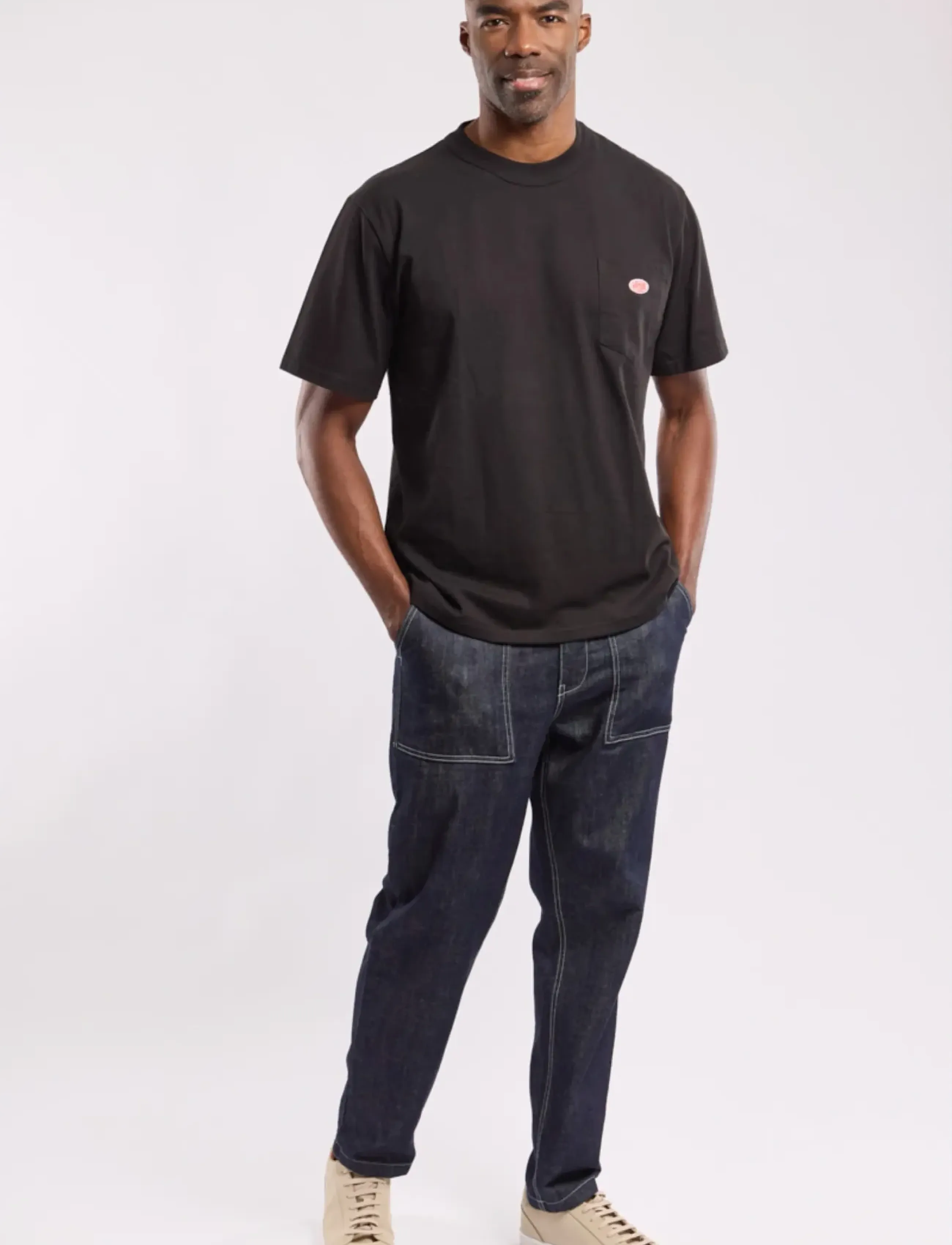 Armor Lux - Heritage pocket T-shirt GOTS - kortärmade t-shirts - black - 5