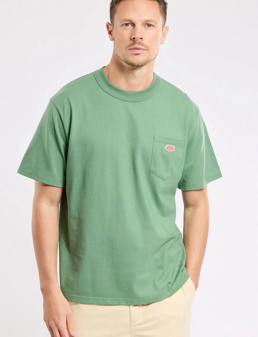 Armor Lux - Heritage pocket T-shirt GOTS - kurzärmelig - ivy - 0
