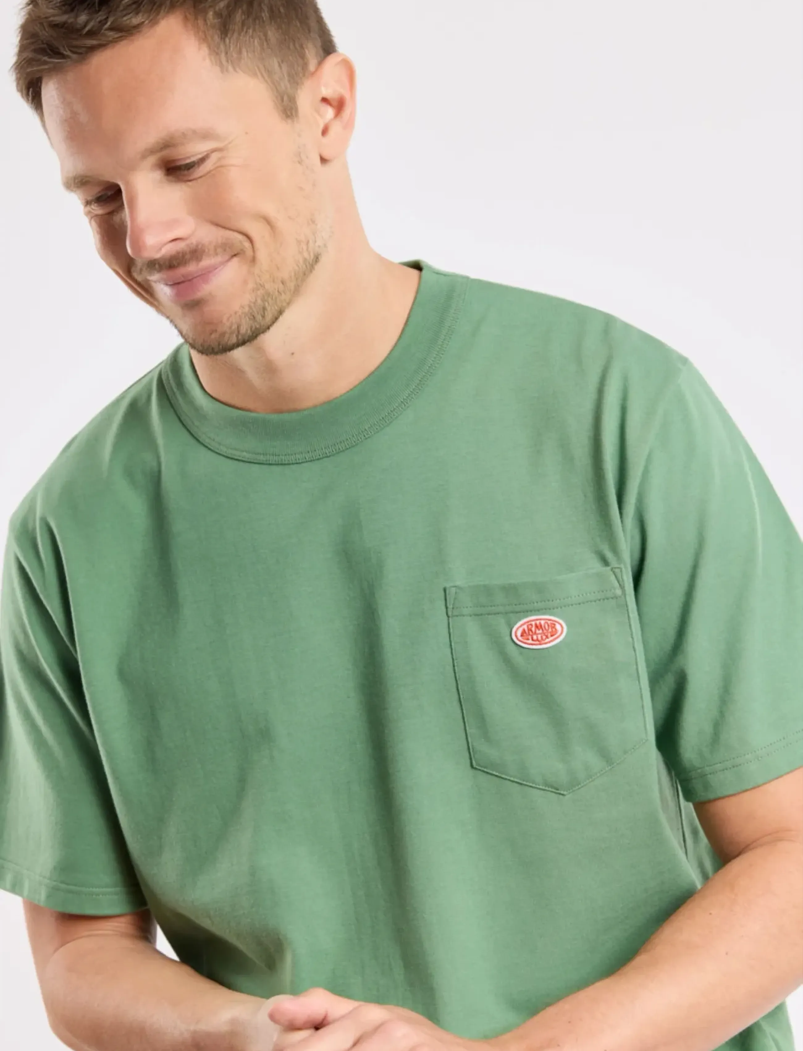 Armor Lux - Heritage pocket T-shirt GOTS - kortermede t-skjorter - ivy - 3