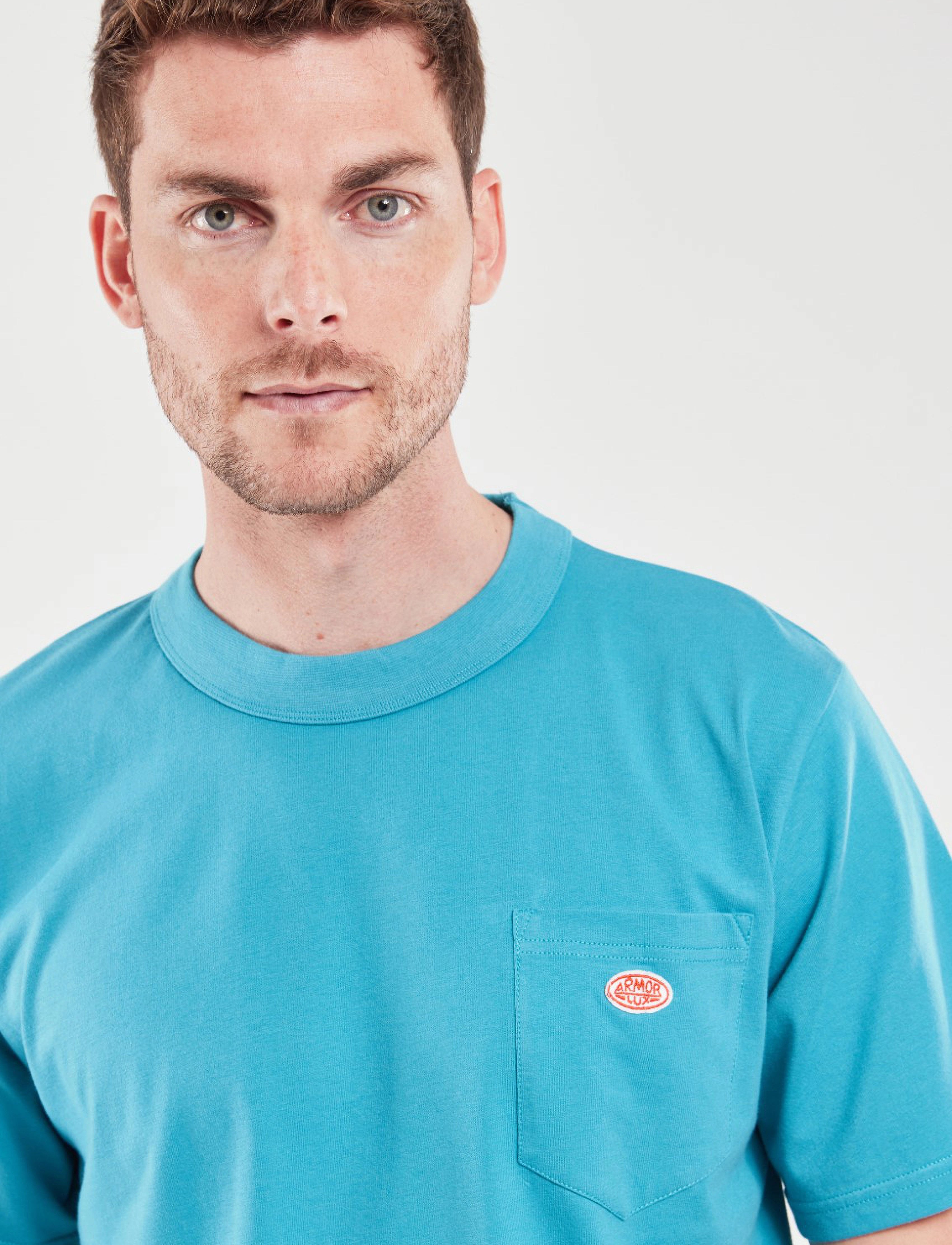 Armor Lux - Heritage pocket T-shirt GOTS - pagoda - 4