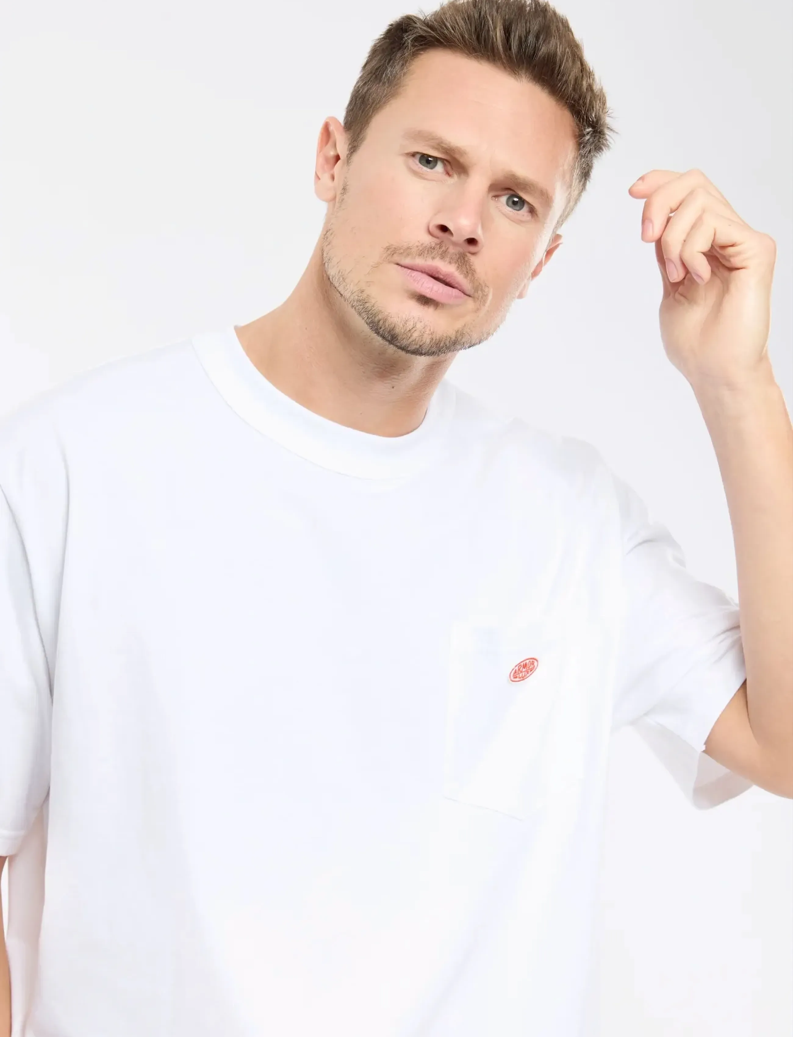 Armor Lux - Heritage pocket T-shirt GOTS - kurzärmelig - white - 4