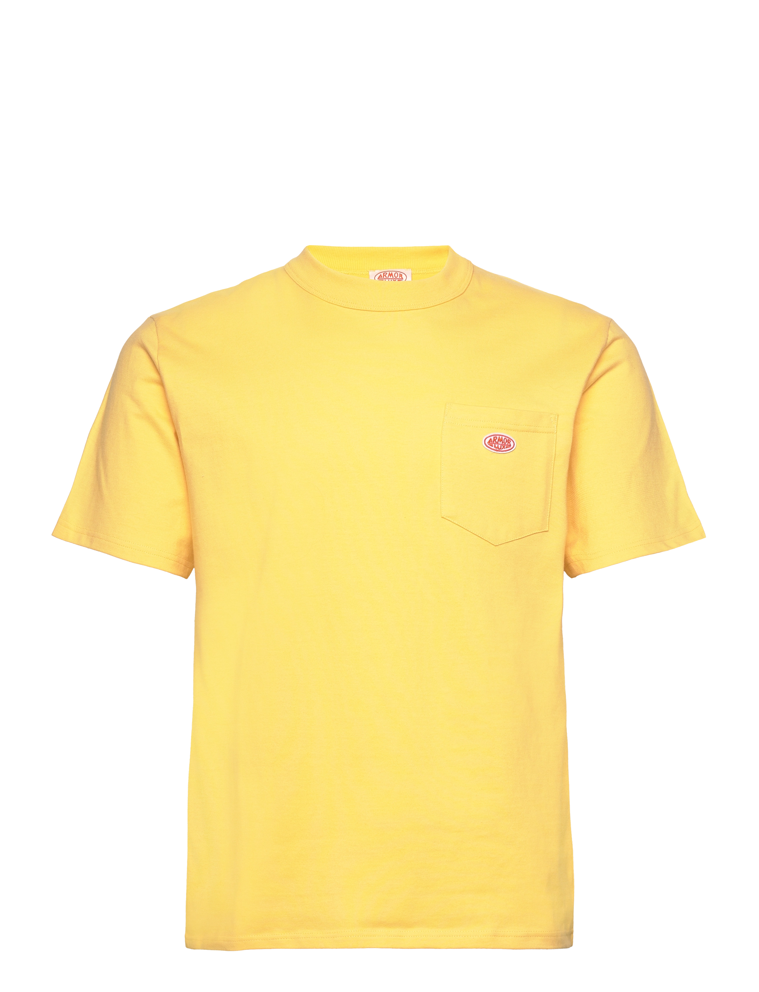 Armor Lux - Heritage pocket T-shirt GOTS - yellow e24 - 1