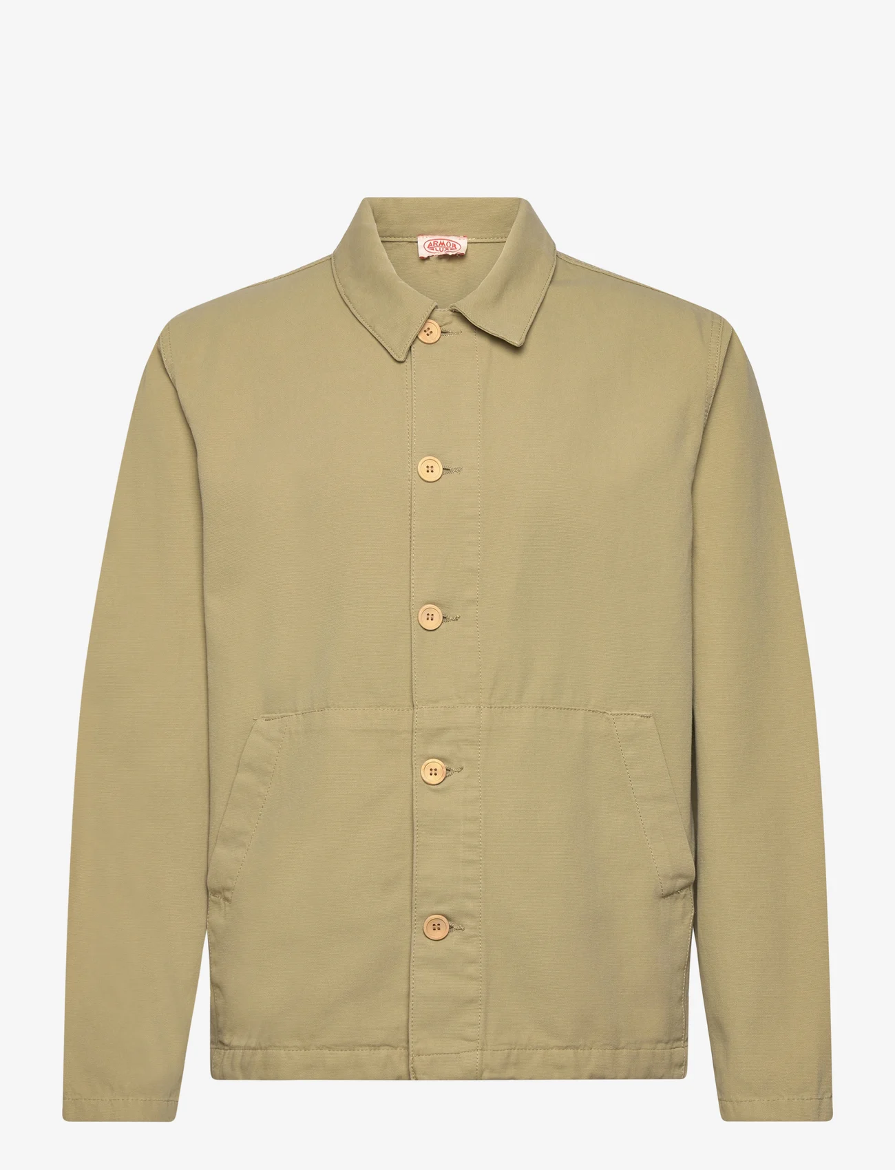 Armor Lux - Fisherman's Jacket Héritage - spring jackets - pale olive - 0