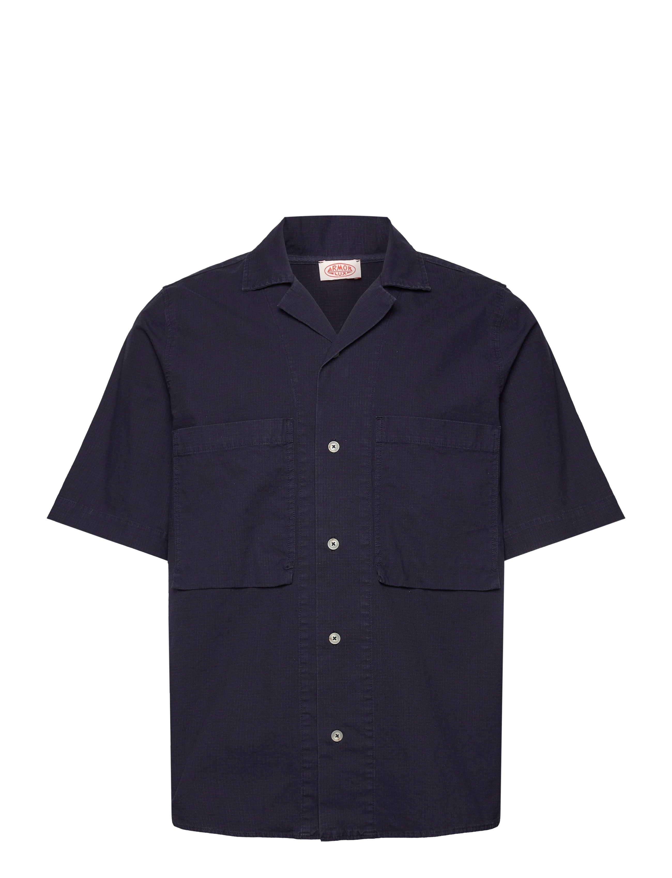 ARMOR LUX Shirt Kurz Sleeves Comfort Navy - S - Herren