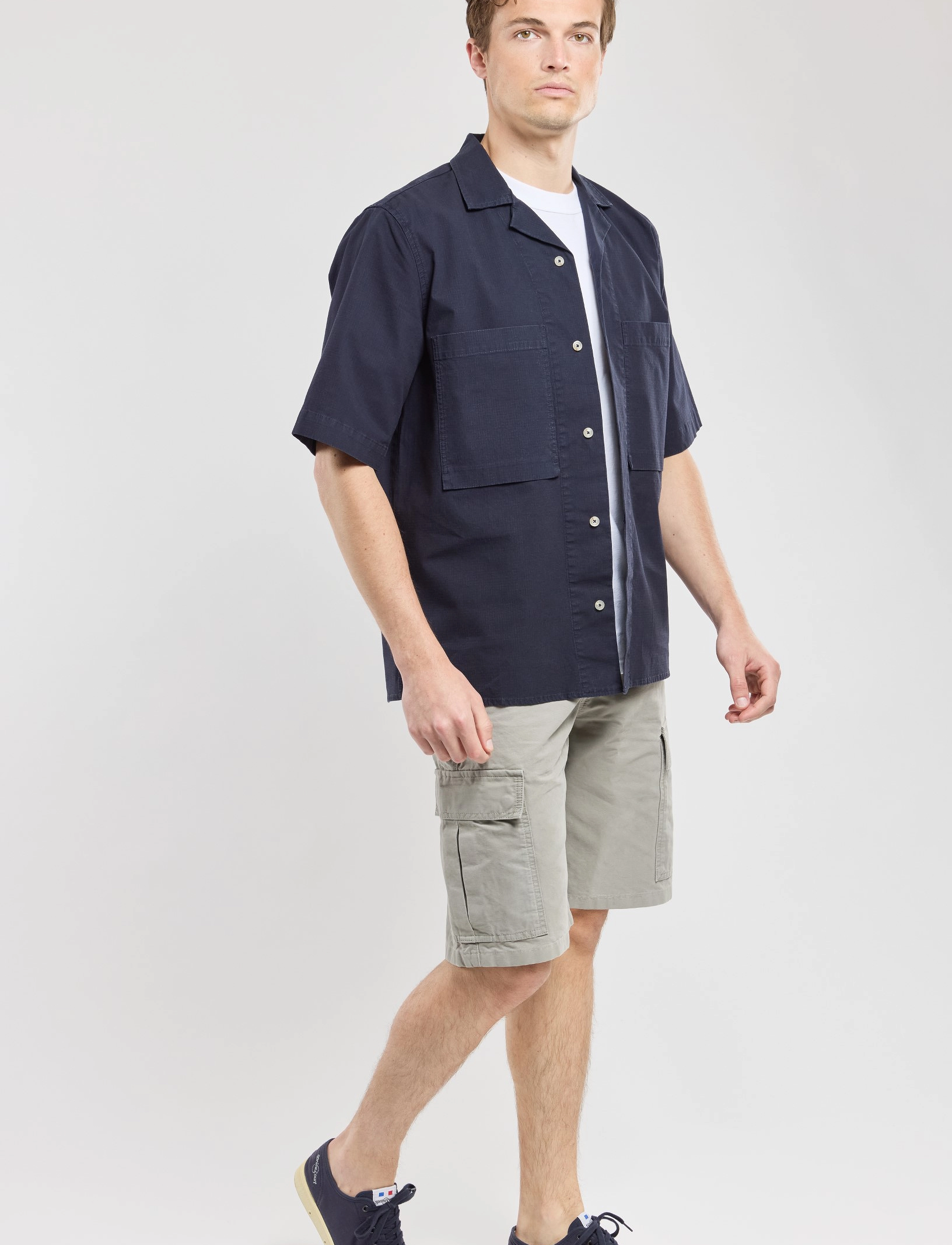 Armor Lux - Shirt short sleeves Comfort - chemises à manches courtes - marine deep - 4