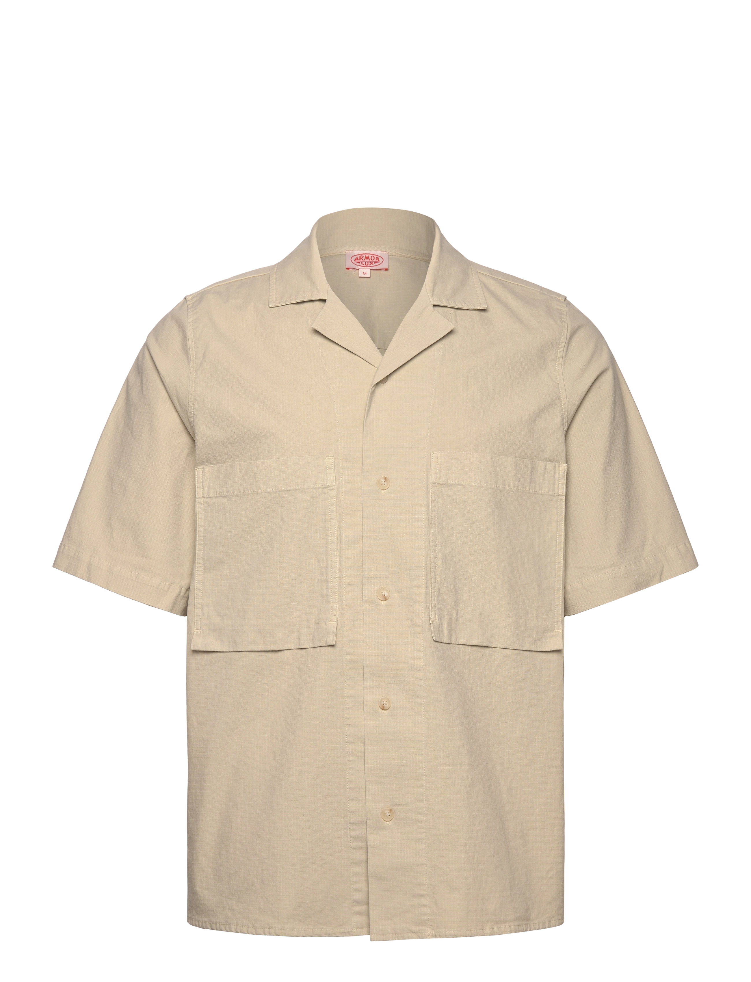 ARMOR LUX Shirt Kurz Sleeves Comfort Beige - XXL - Herren