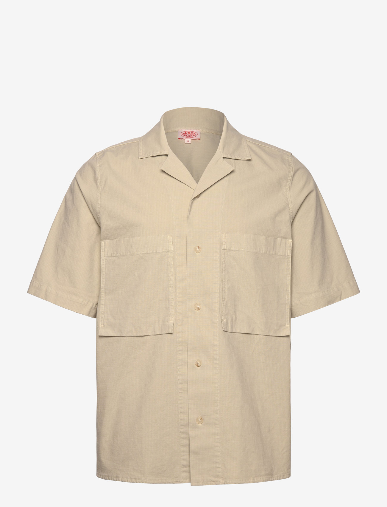 Armor Lux - Shirt short sleeves Comfort - kortærmede skjorter - oyster - 1