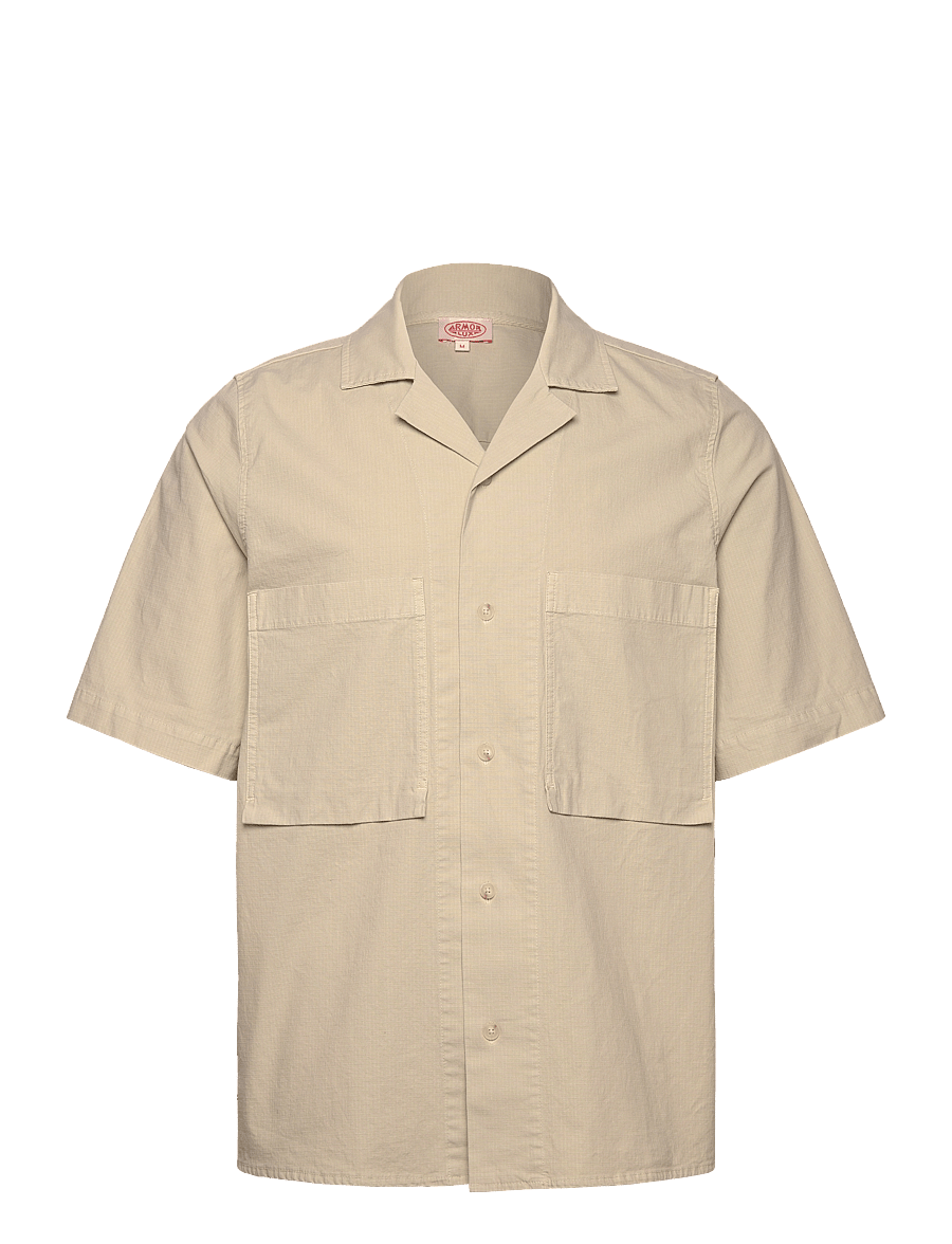 Armor Lux - Shirt short sleeves Comfort - chemises à manches courtes - oyster - 1