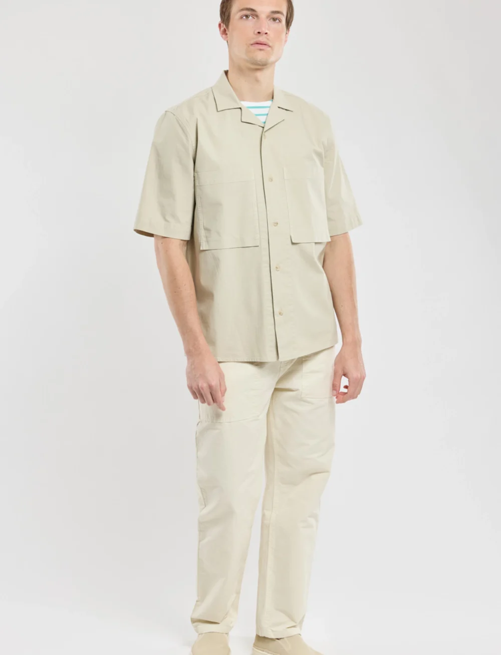 Armor Lux - Shirt short sleeves Comfort - lühikeste varrukatega särgid - oyster - 4