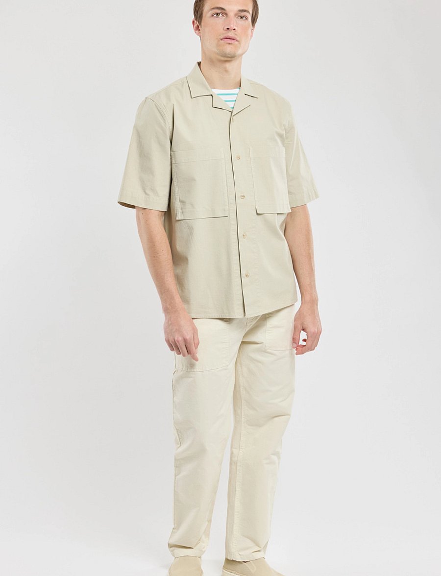 Armor Lux - Shirt short sleeves Comfort - chemises à manches courtes - oyster - 4