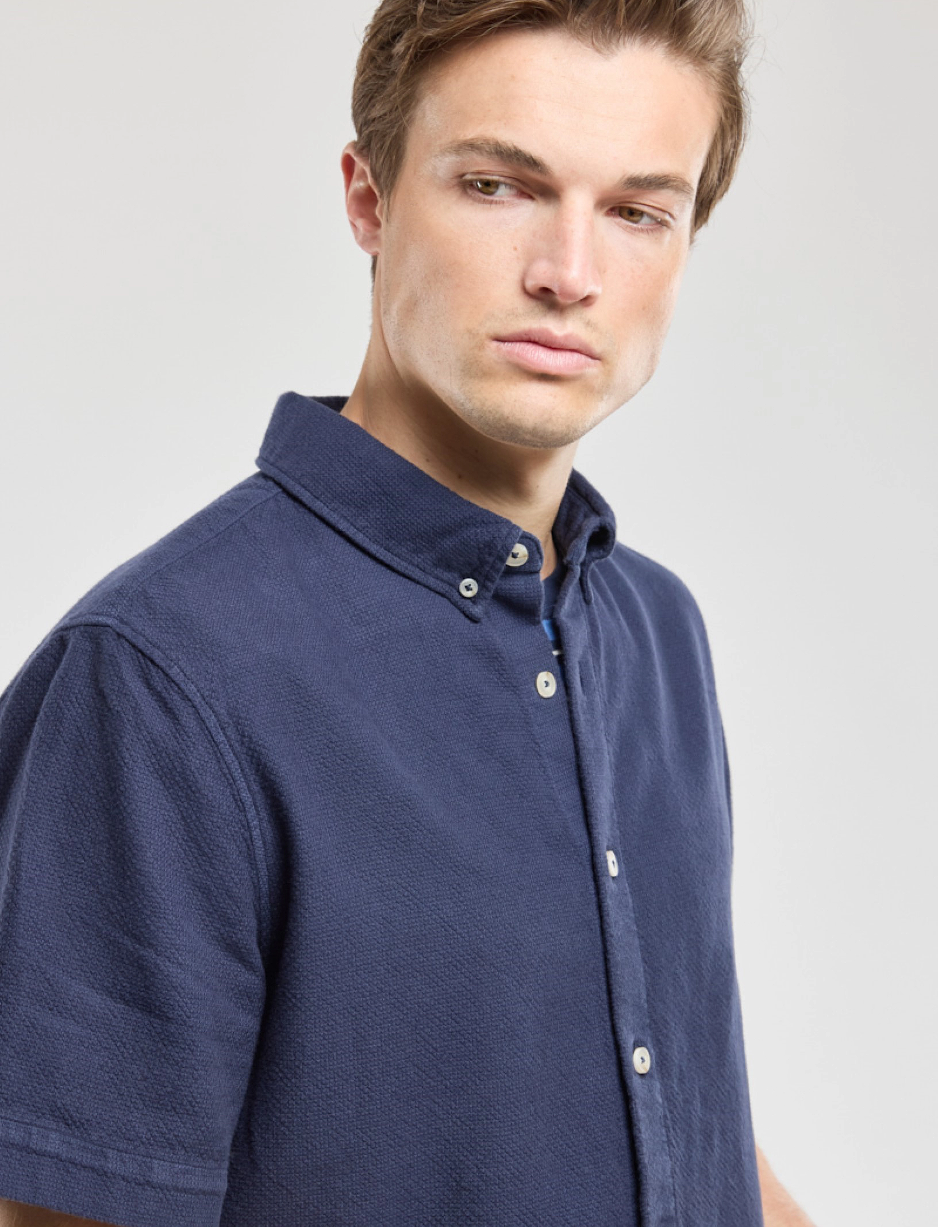 Armor Lux Shirt short sleeves Héritage - Kurzarmhemden - MARINE DEEP / navy