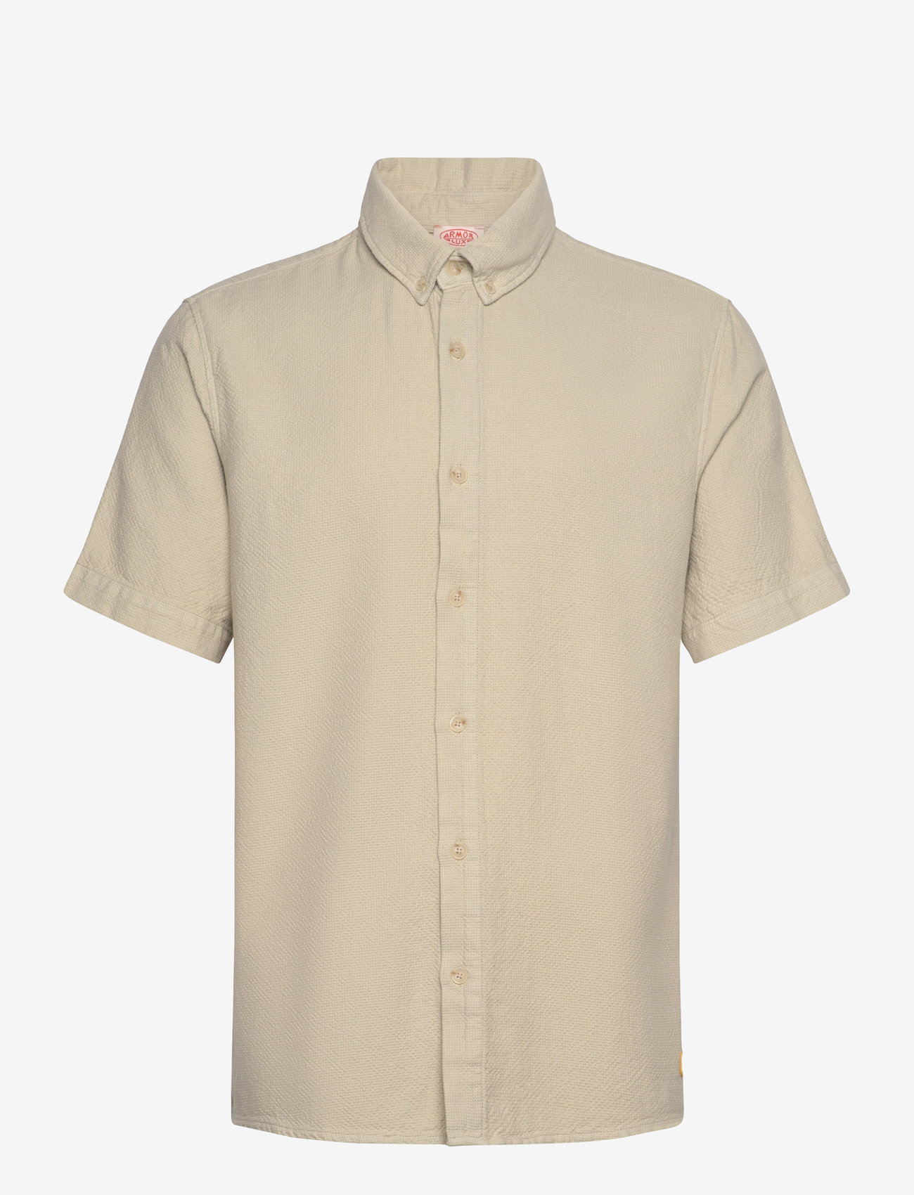Armor Lux - Shirt short sleeves Héritage - kortærmede skjorter - oyster - 1