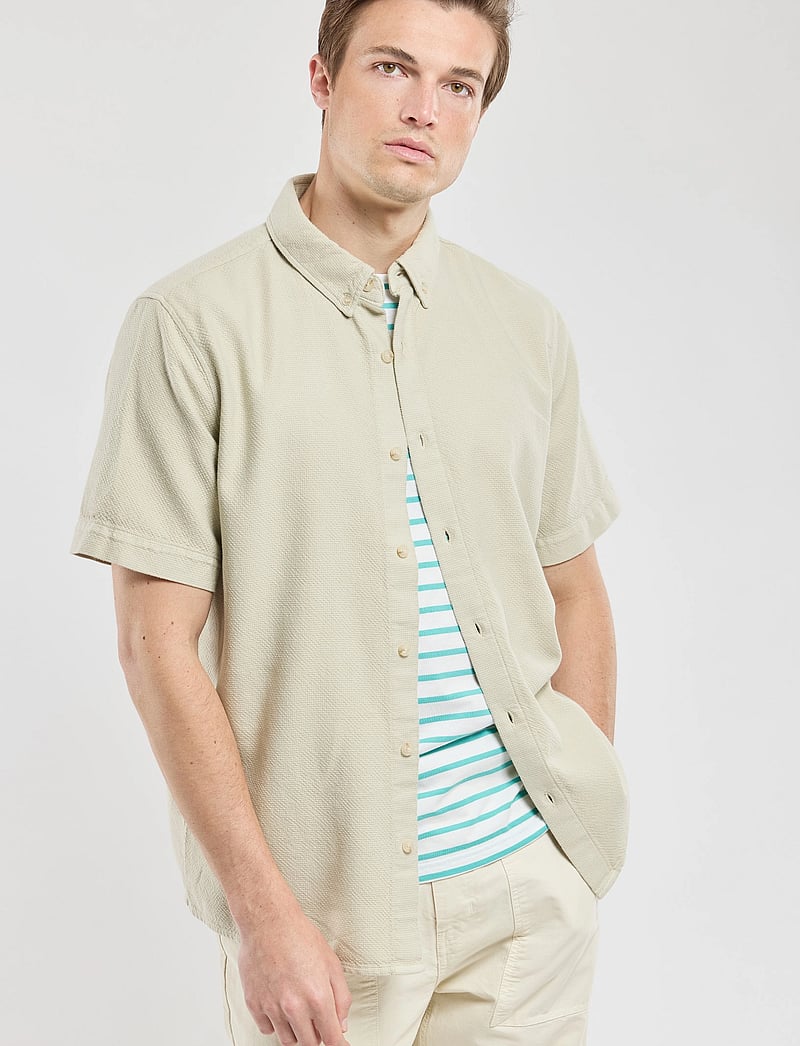 Armor Lux - Shirt short sleeves Héritage - kortærmede skjorter - oyster - 4