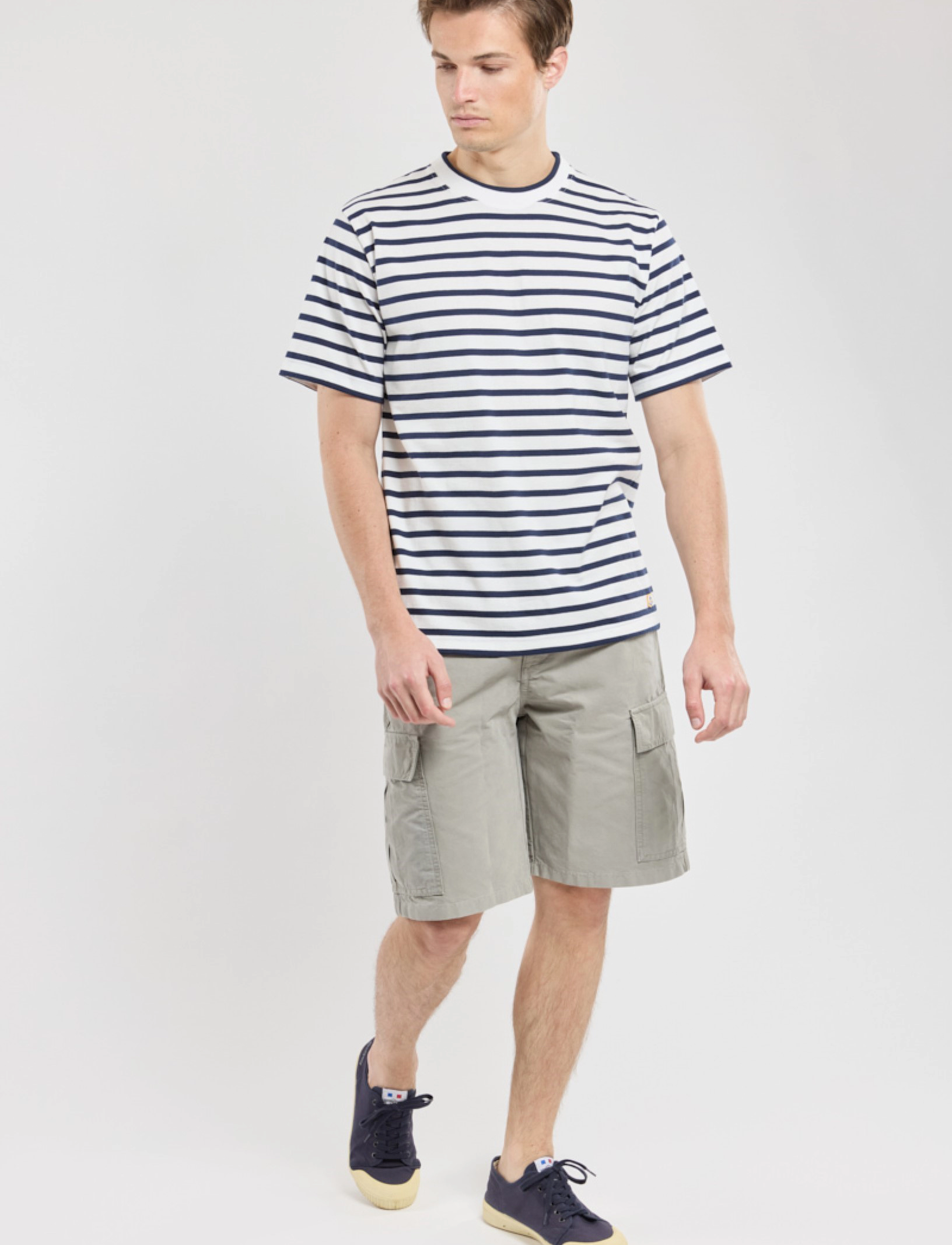 Armor Lux - Striped T-shirt Héritage - milk/marine deep - 3