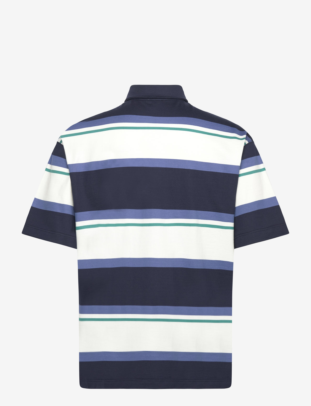 Armor Lux - Striped Polo shirt short sleeves Héritage - kortärmade pikéer - md/milk/obscur/deep jungle - 2