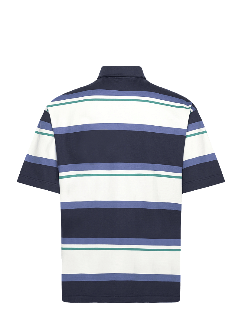 Armor Lux - Striped Polo shirt short sleeves Héritage - kortärmade pikéer - md/milk/obscur/deep jungle - 2