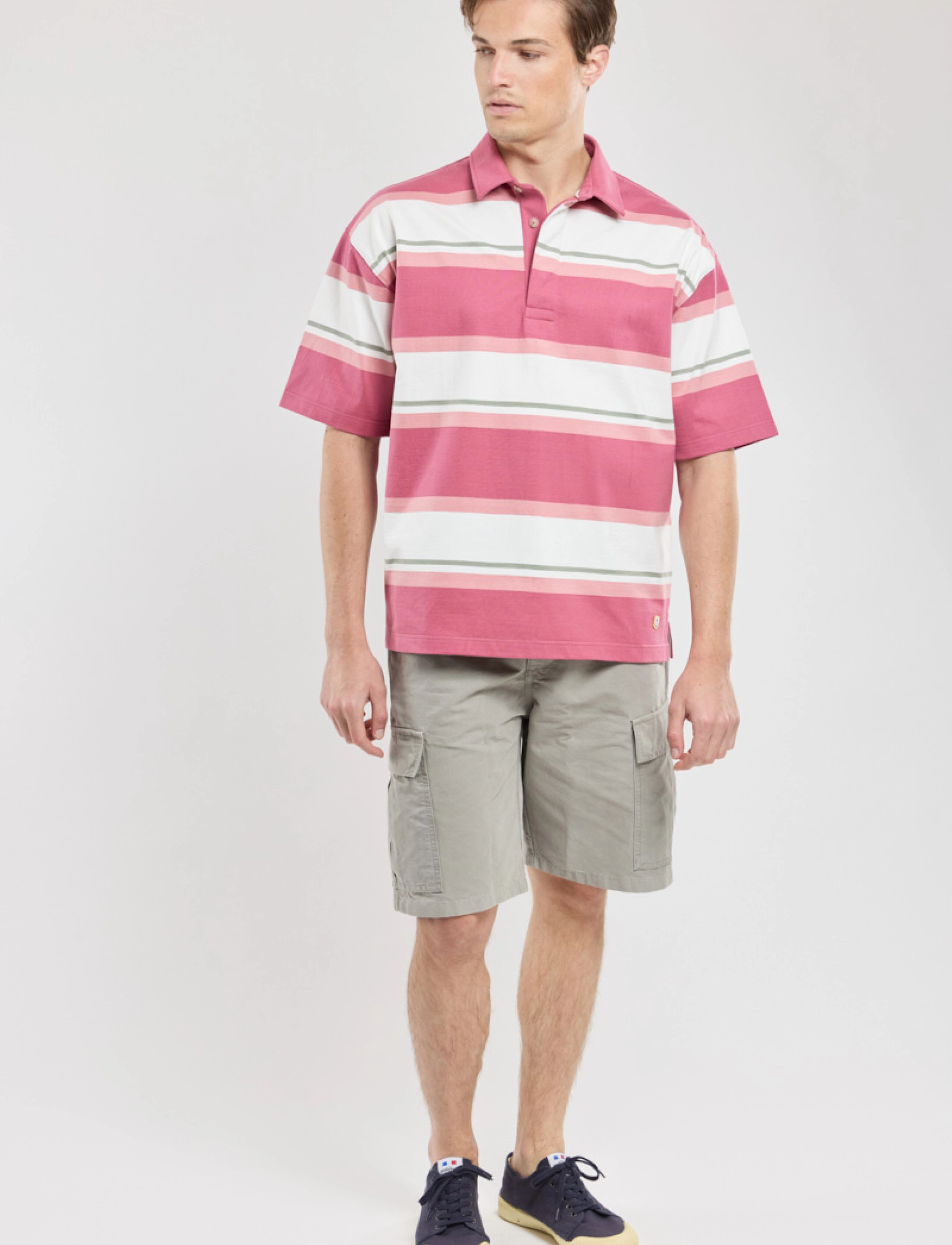 Striped Polo Shirt Short Sleeves Héritage 2