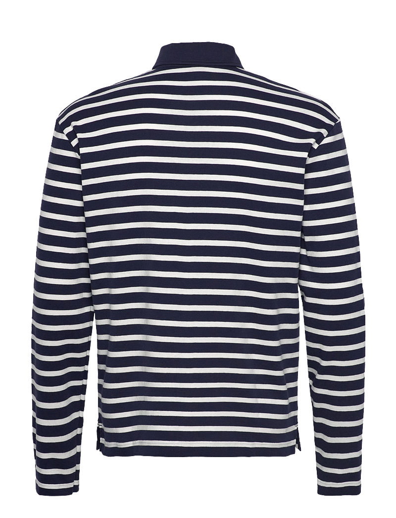 Armor Lux - Striped Polo shirt long sleeves Héritage - langärmelig - marine deep/milk - 2
