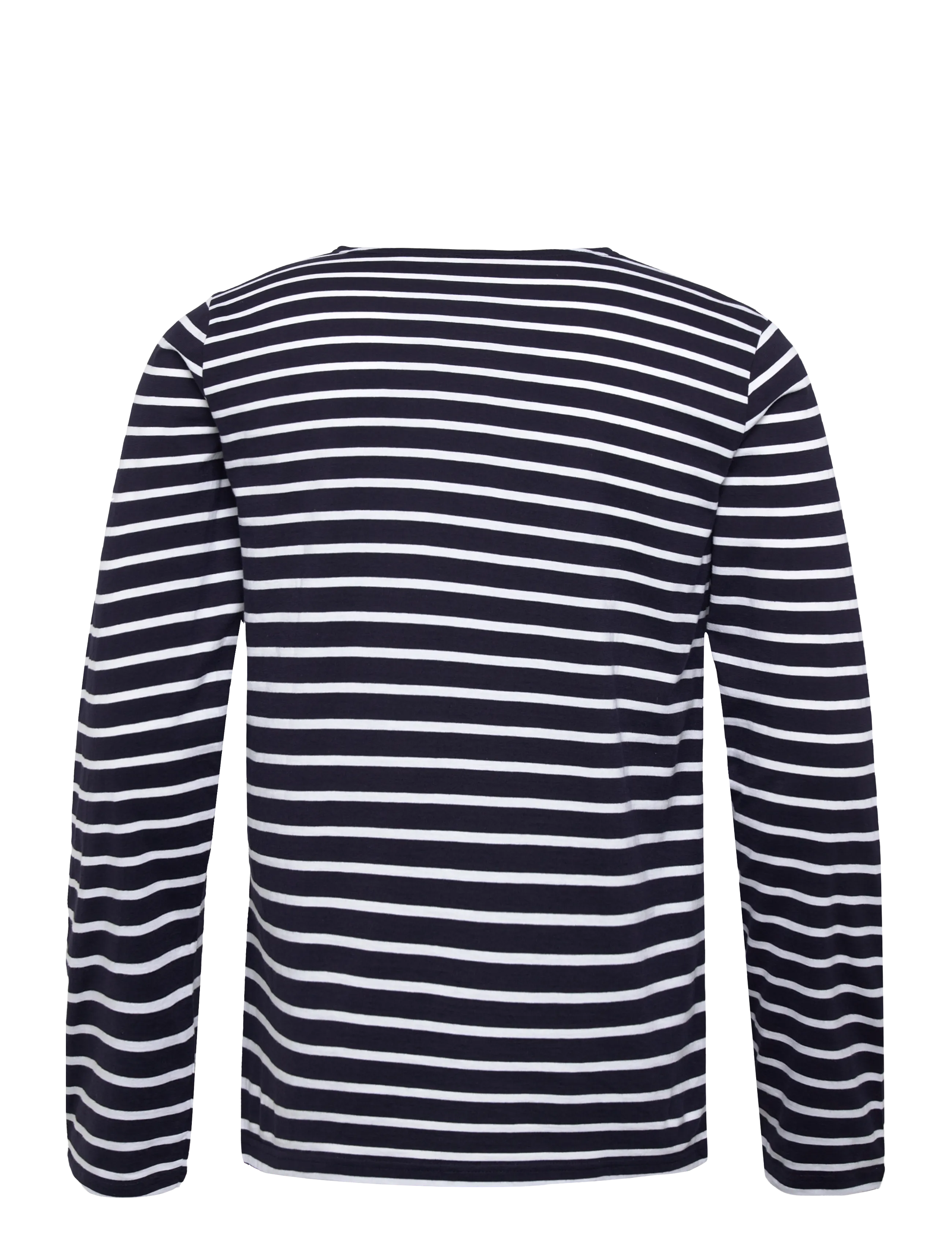 Armor Lux - Heritage Plozévet Men's Striped Shirt - långärmade t-shirts - navy/white - 2
