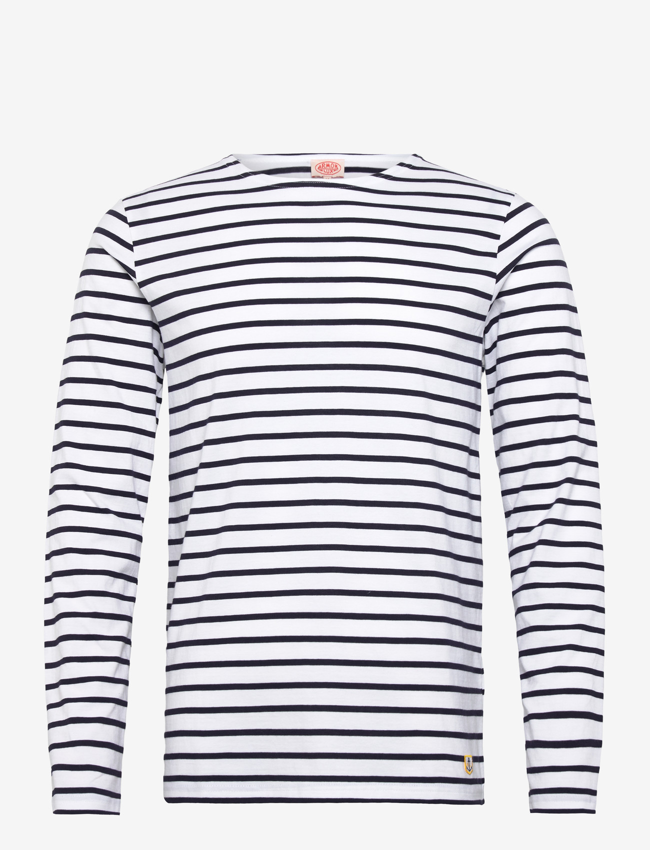 Armor Lux - Original Breton Striped shirt - långärmade t-shirts - white/navy - 1