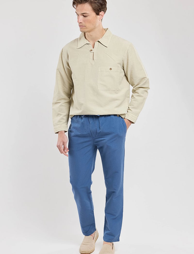 Armor Lux - Trousers Héritage - leinenhosen - obscur - 0
