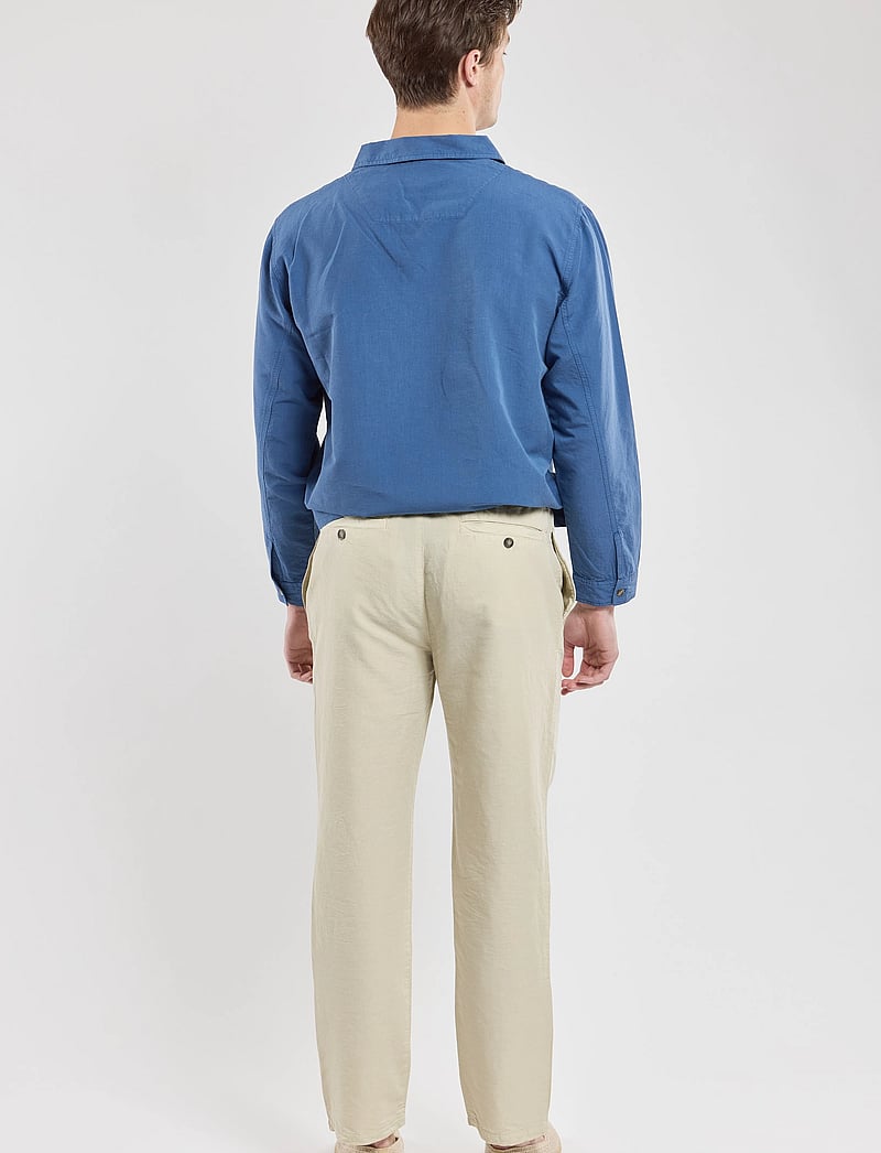 Armor Lux - Trousers Héritage - lininės kelnės - oyster - 5