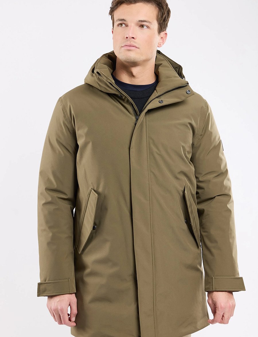 Armor Lux - Parka jacket Winter Collab Bermudes - parkas - olive - 0