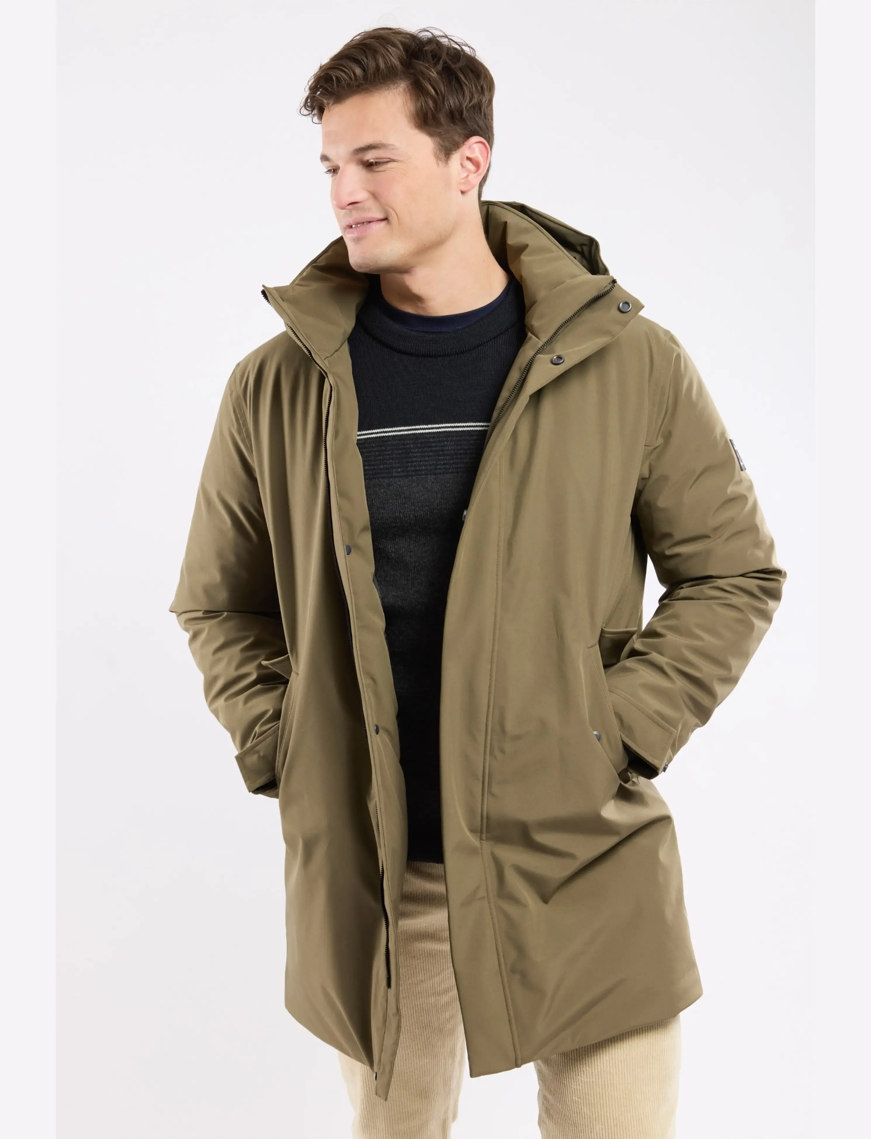 Armor Lux - Parka jacket Winter Collab Bermudes - parkas - olive - 3