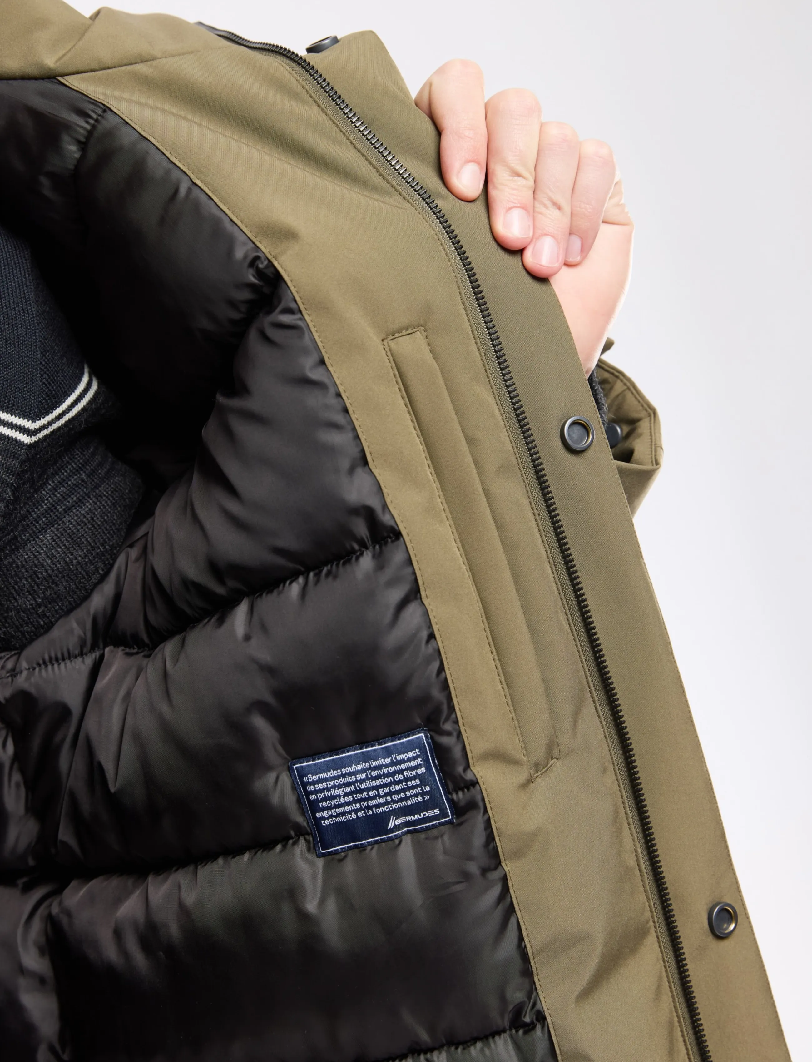 Armor Lux Parka Jacket Winter Collab Bermudes vinterjackor herr – bild 6