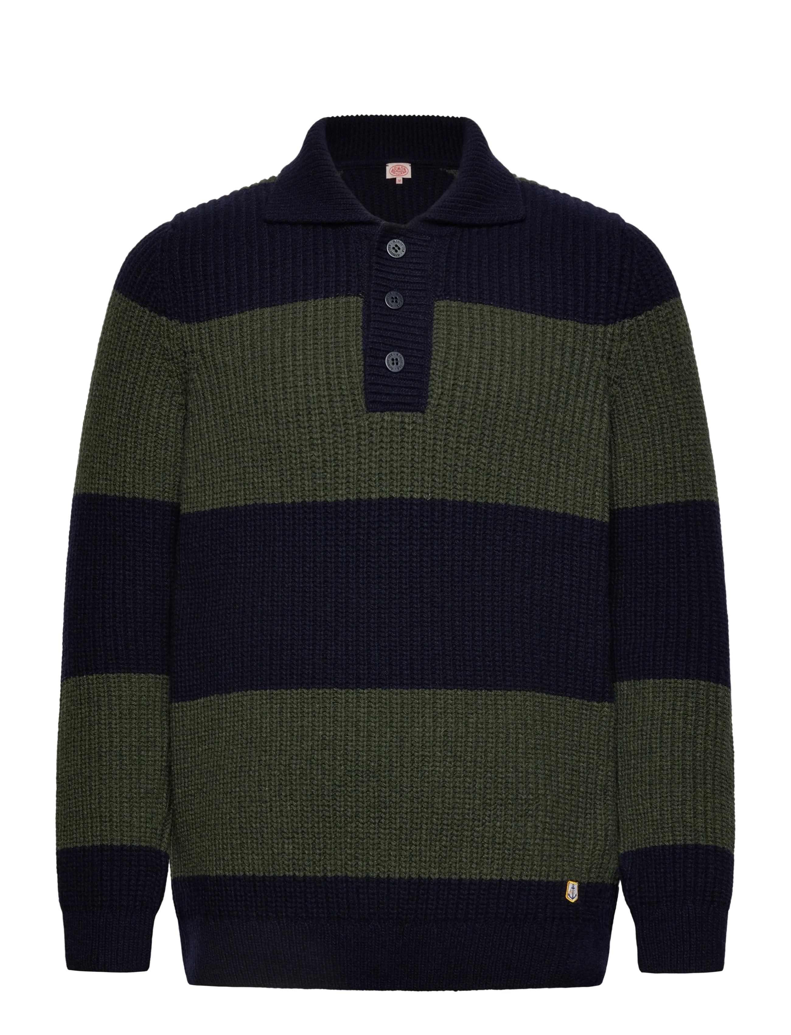 ARMOR LUX Pullover Polo Neck Héritage Navy - L - Herren