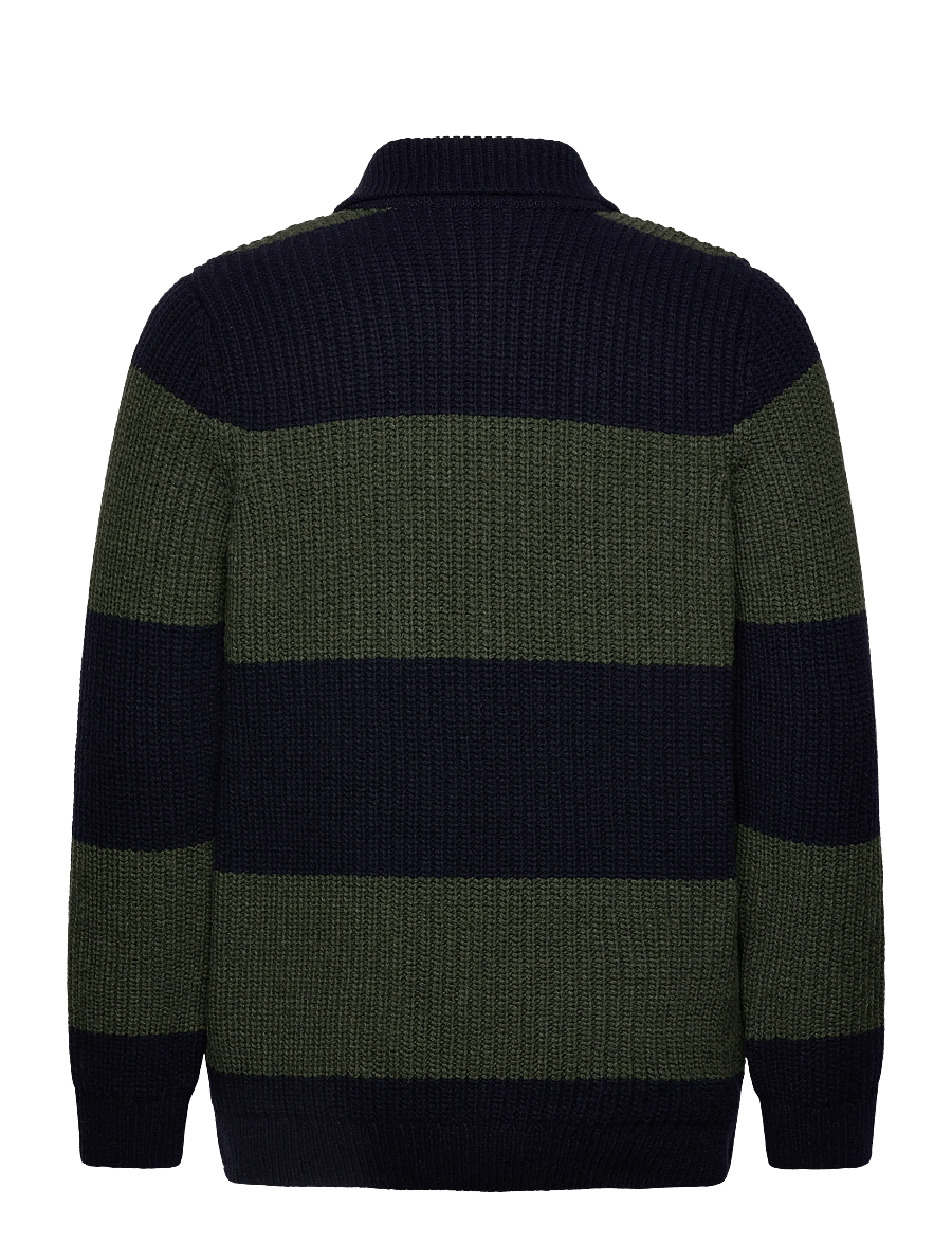 Armor Lux - Sweater Polo neck Héritage - langärmelige strick-polohemden - navy/chimÉra chinÉ - 2